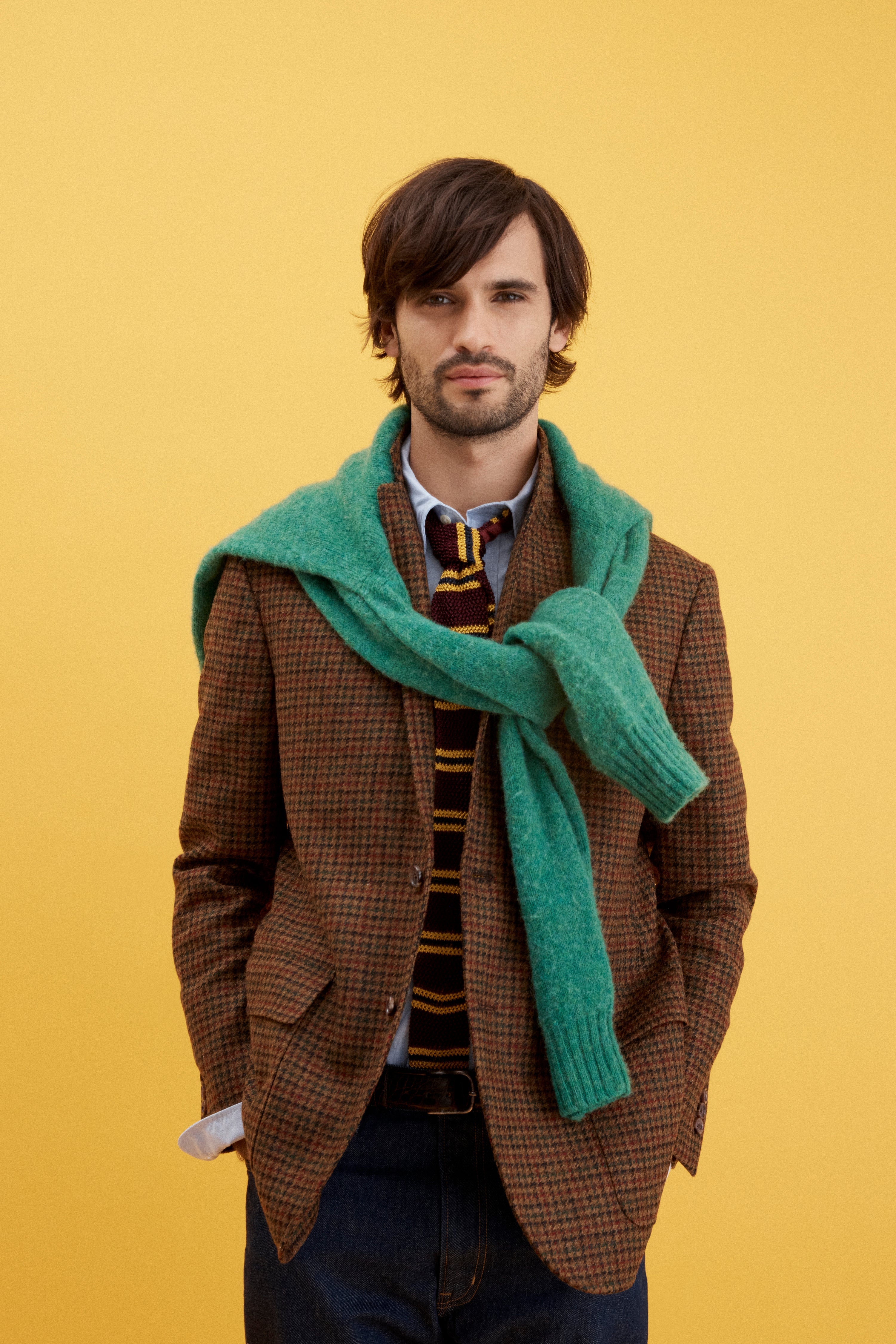 J. Press x Alex Mill Houndstooth Tweed Sportcoat