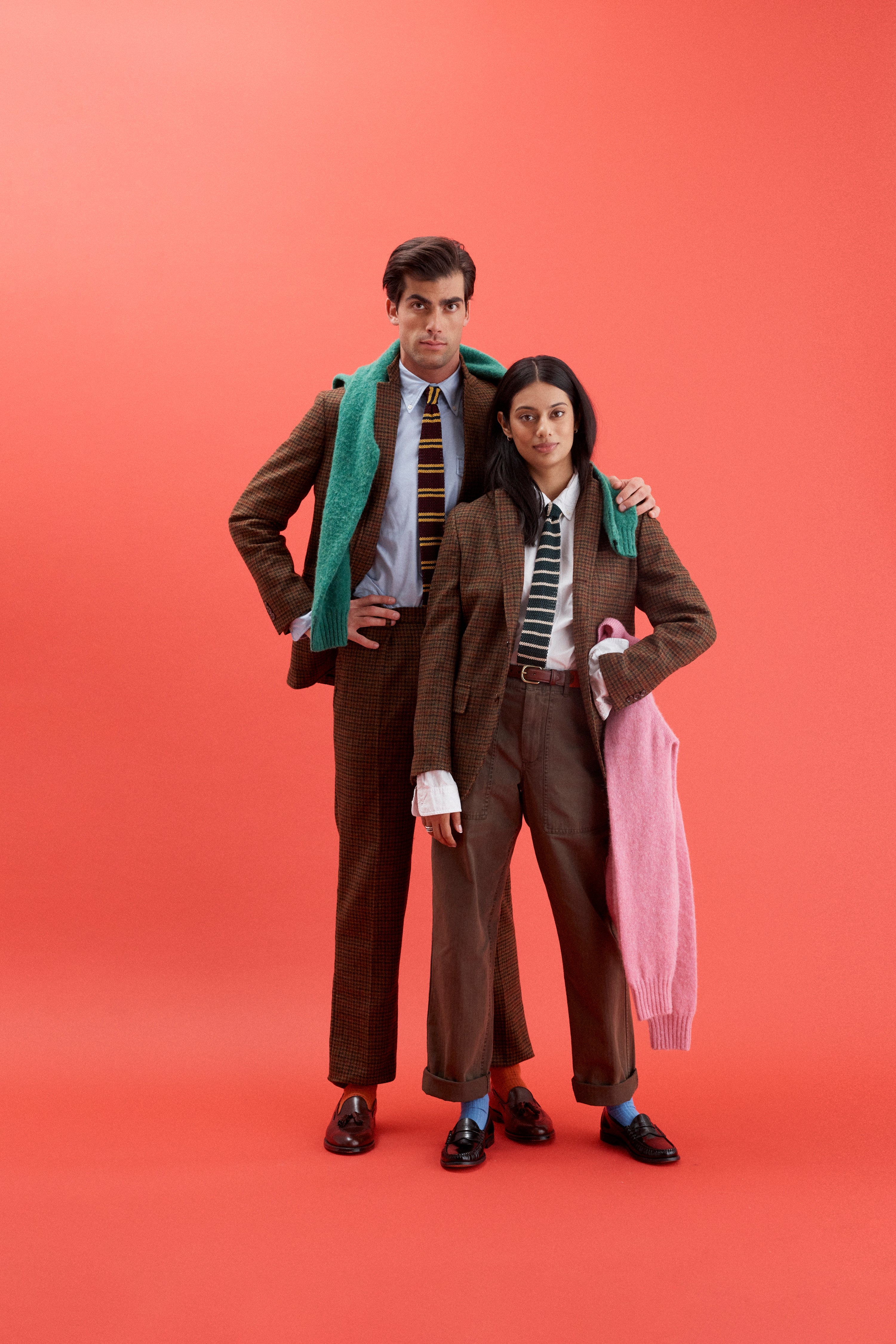 J. Press x Alex Mill Houndstooth Tweed Sportcoat