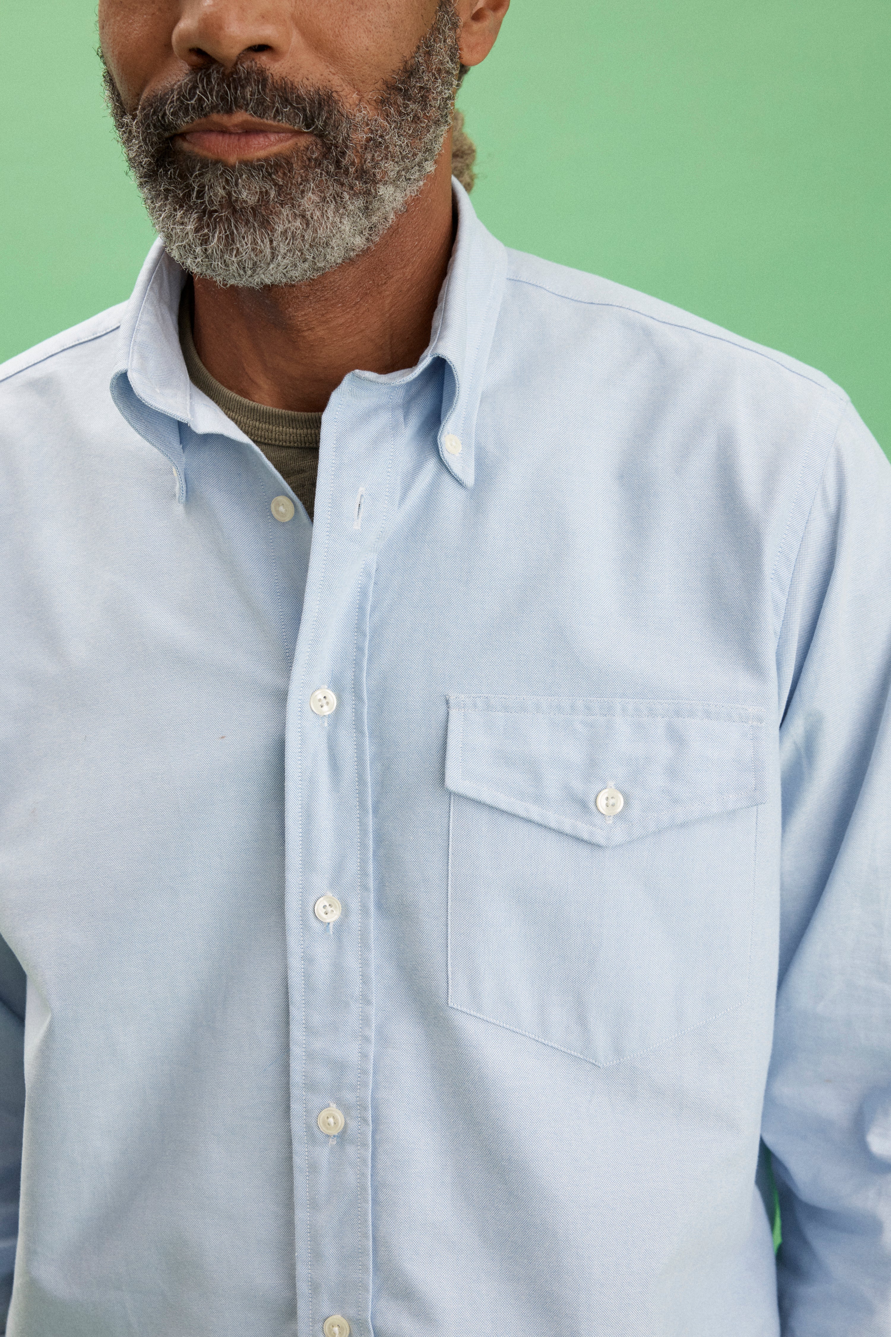 J. Press x Alex Mill Blue Oxford Sportshirt