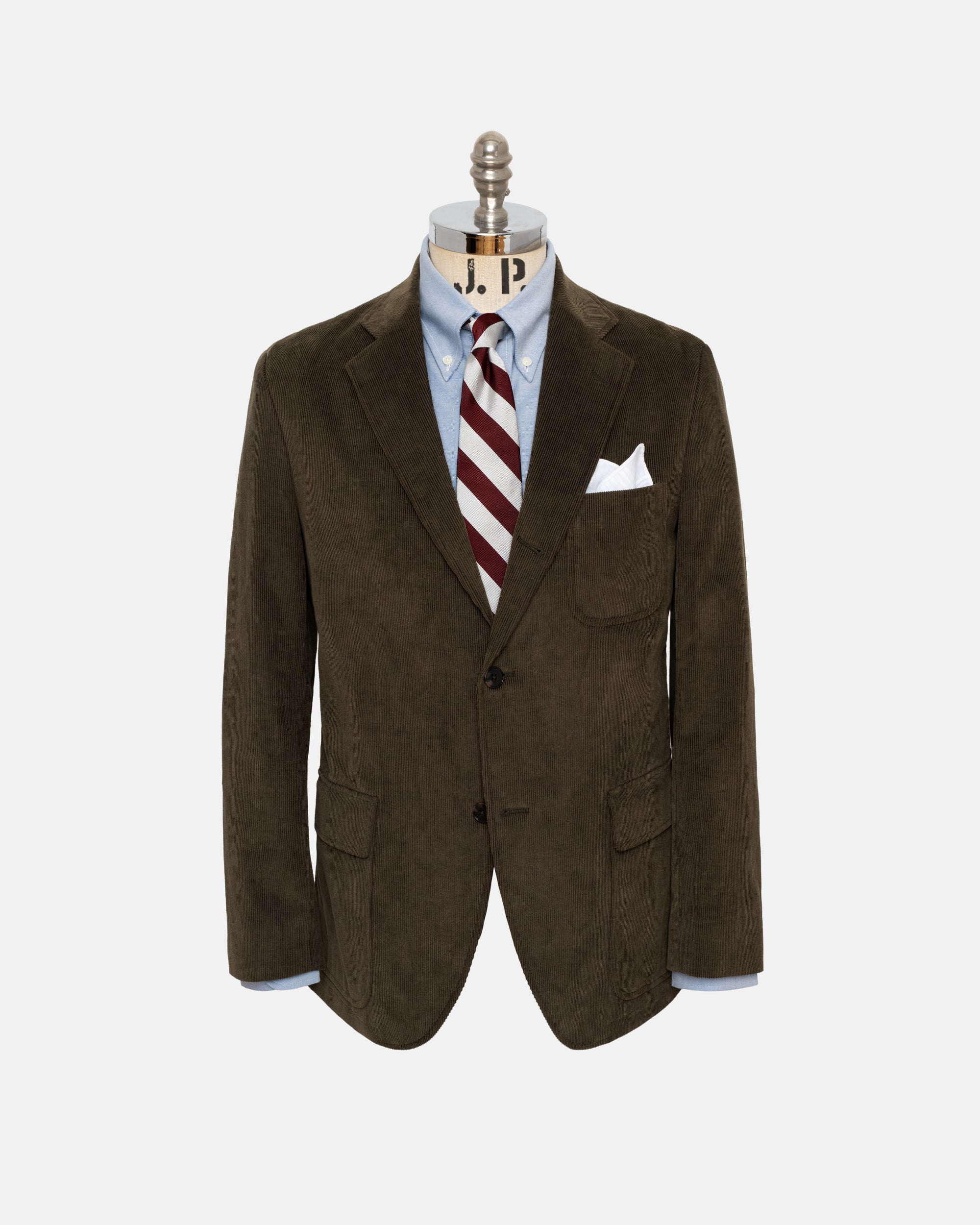 Olive Wide Wale Corduroy Sport Coat
