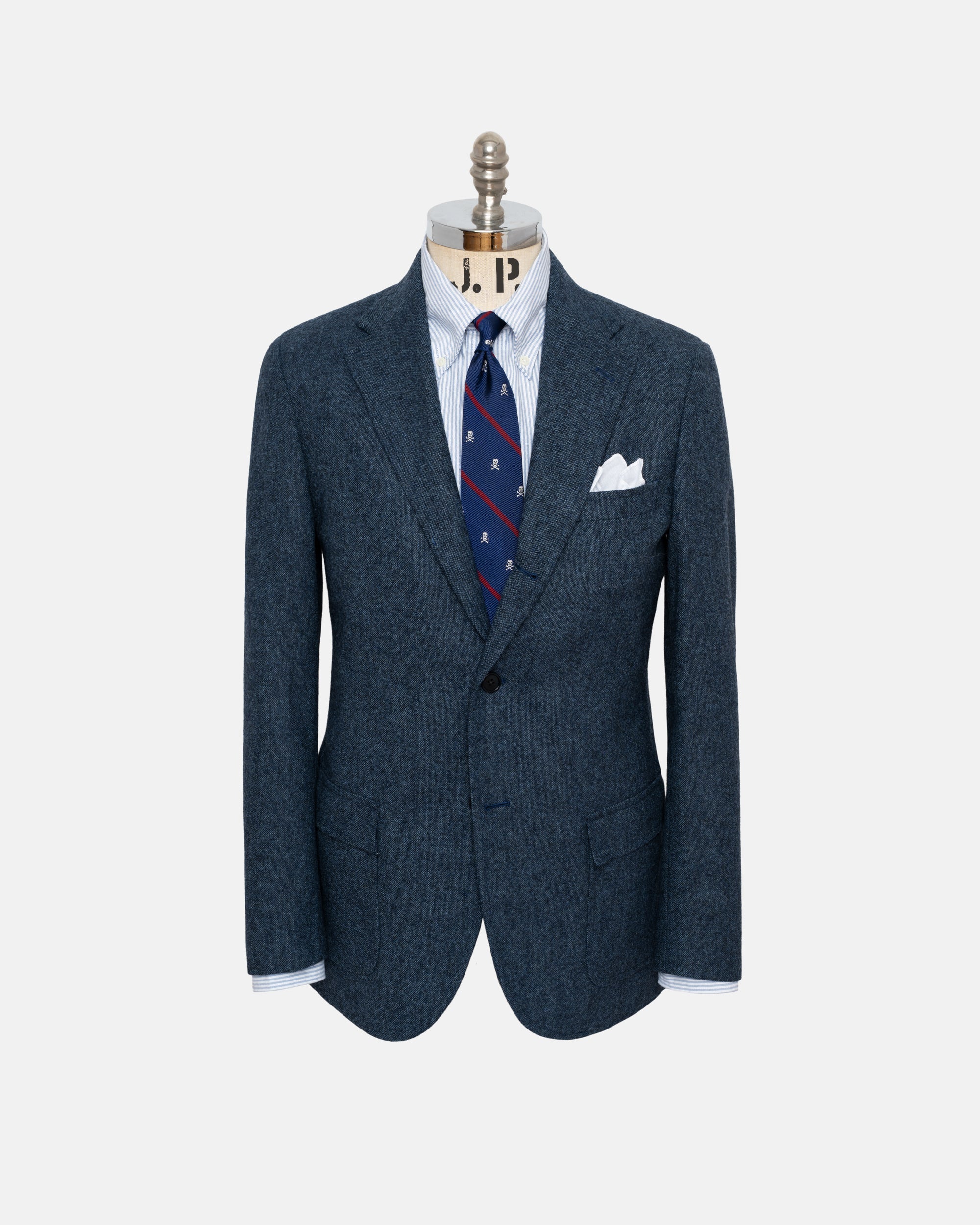 Blue Donegal Tweed Sport Coat