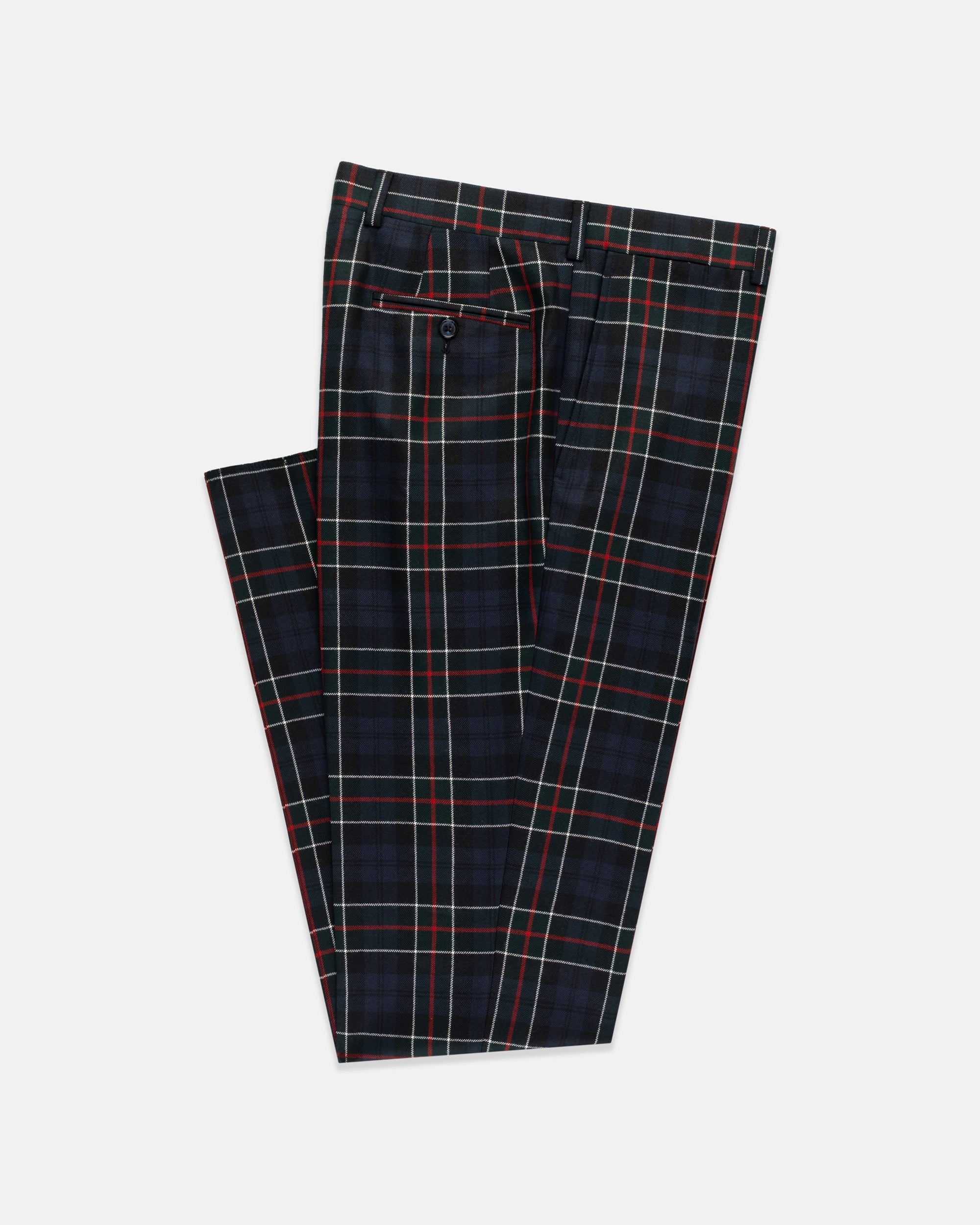 Made-in-Canada Colquhoun Modern Tartan Wool Trouser