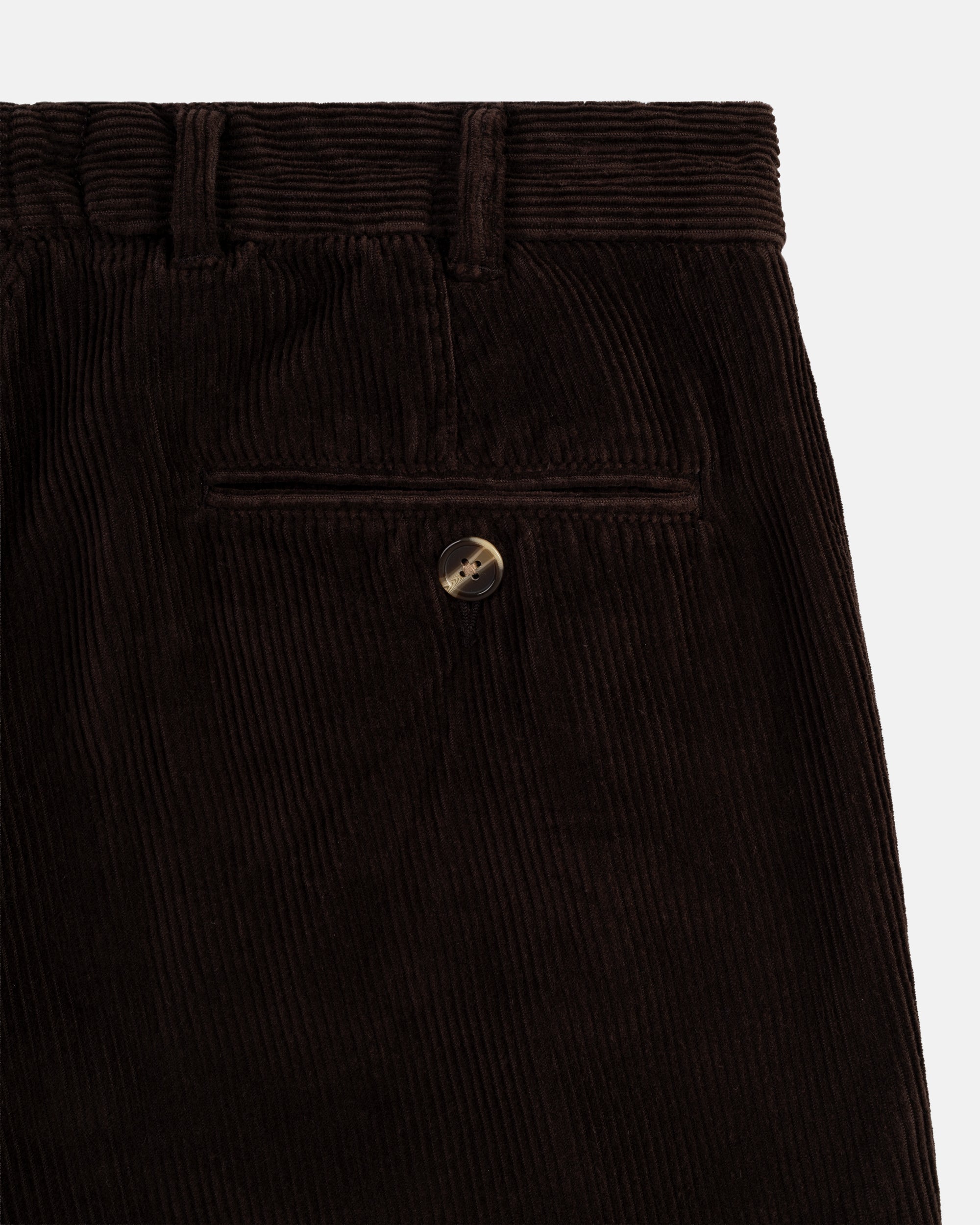 Solid Corduroy Trouser - Trim Fit