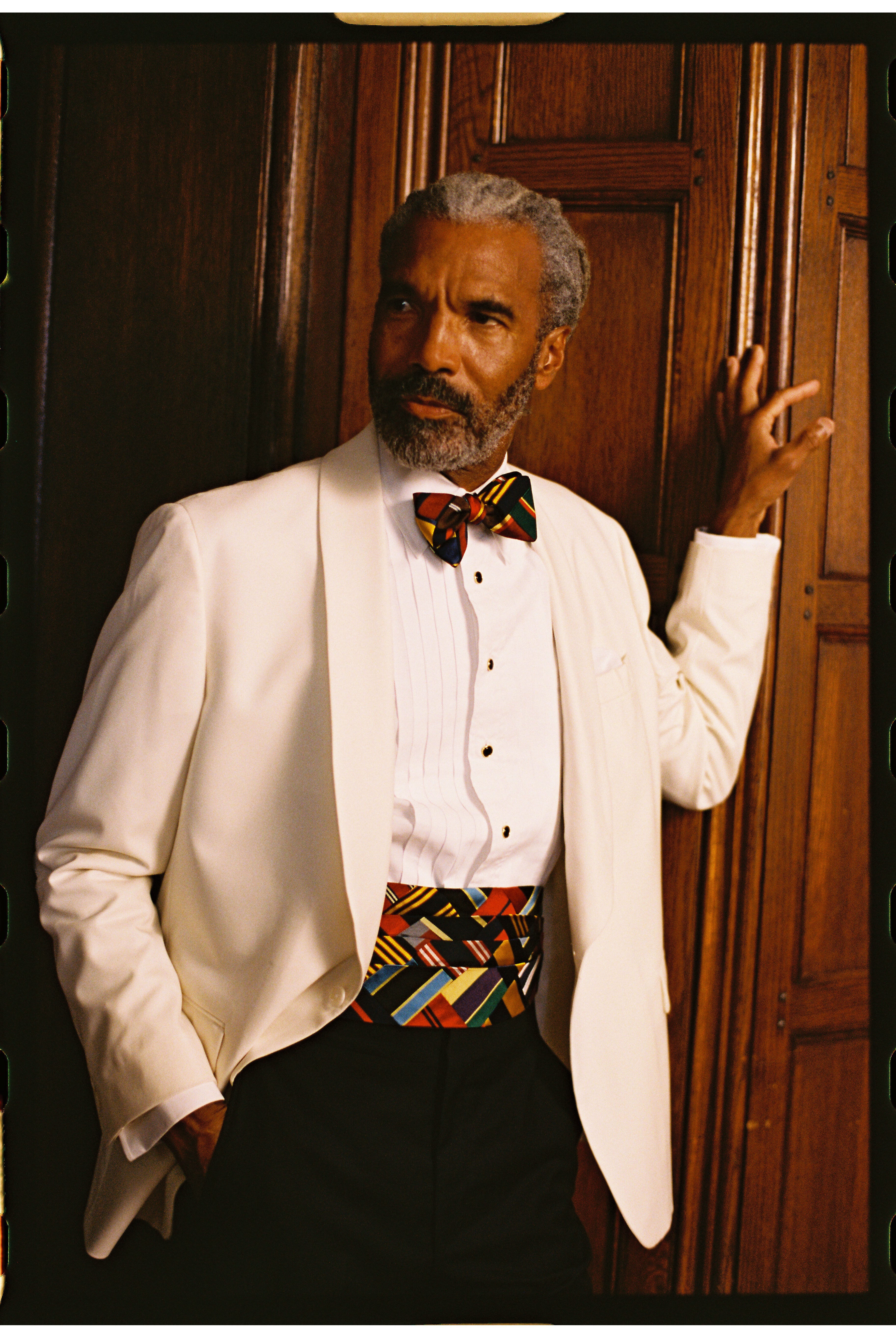 Made-in-USA Patchwork Silk Repp Cummerbund