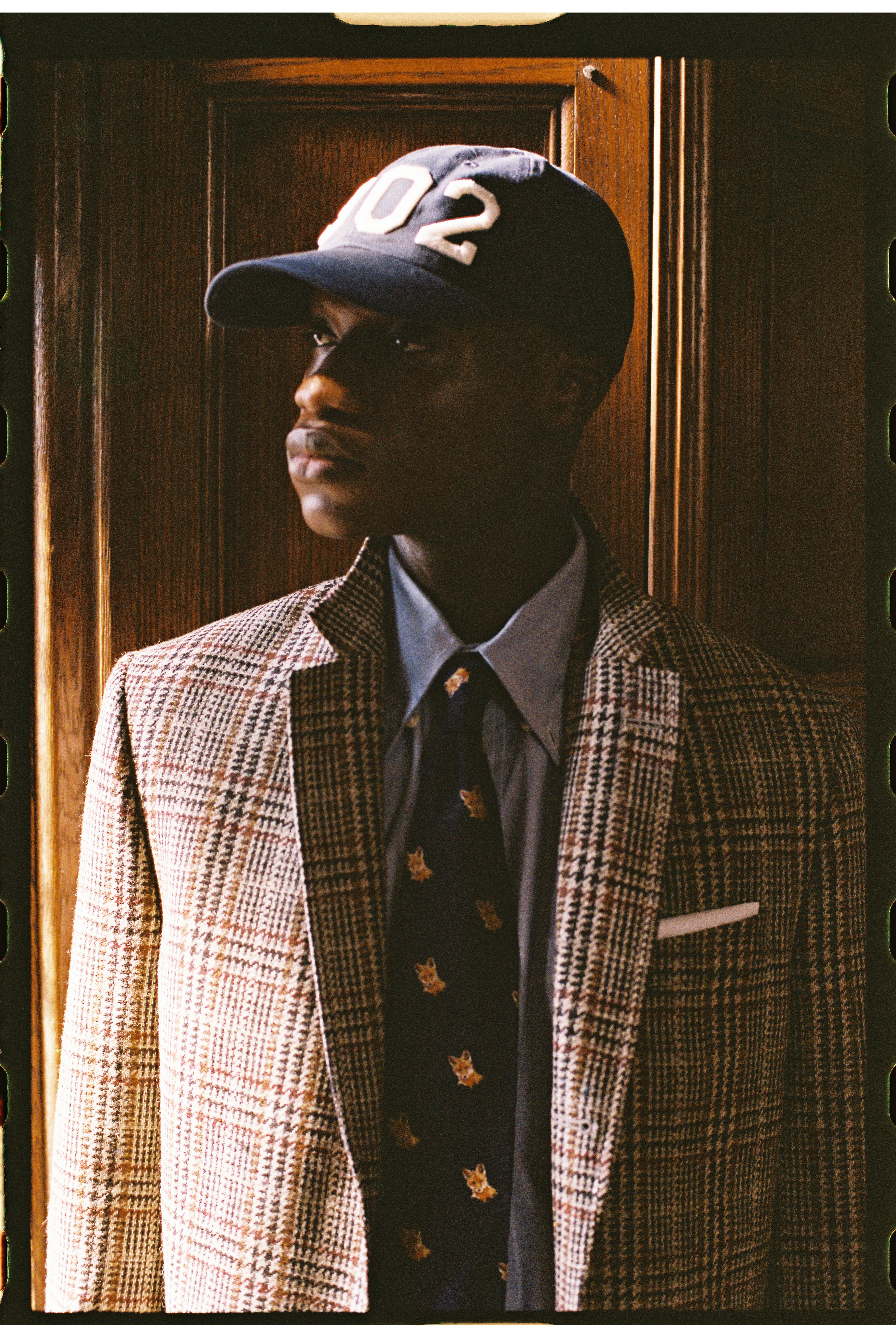 Made-in-Canada Black & Tan Plaid Sport Coat - Custom Make