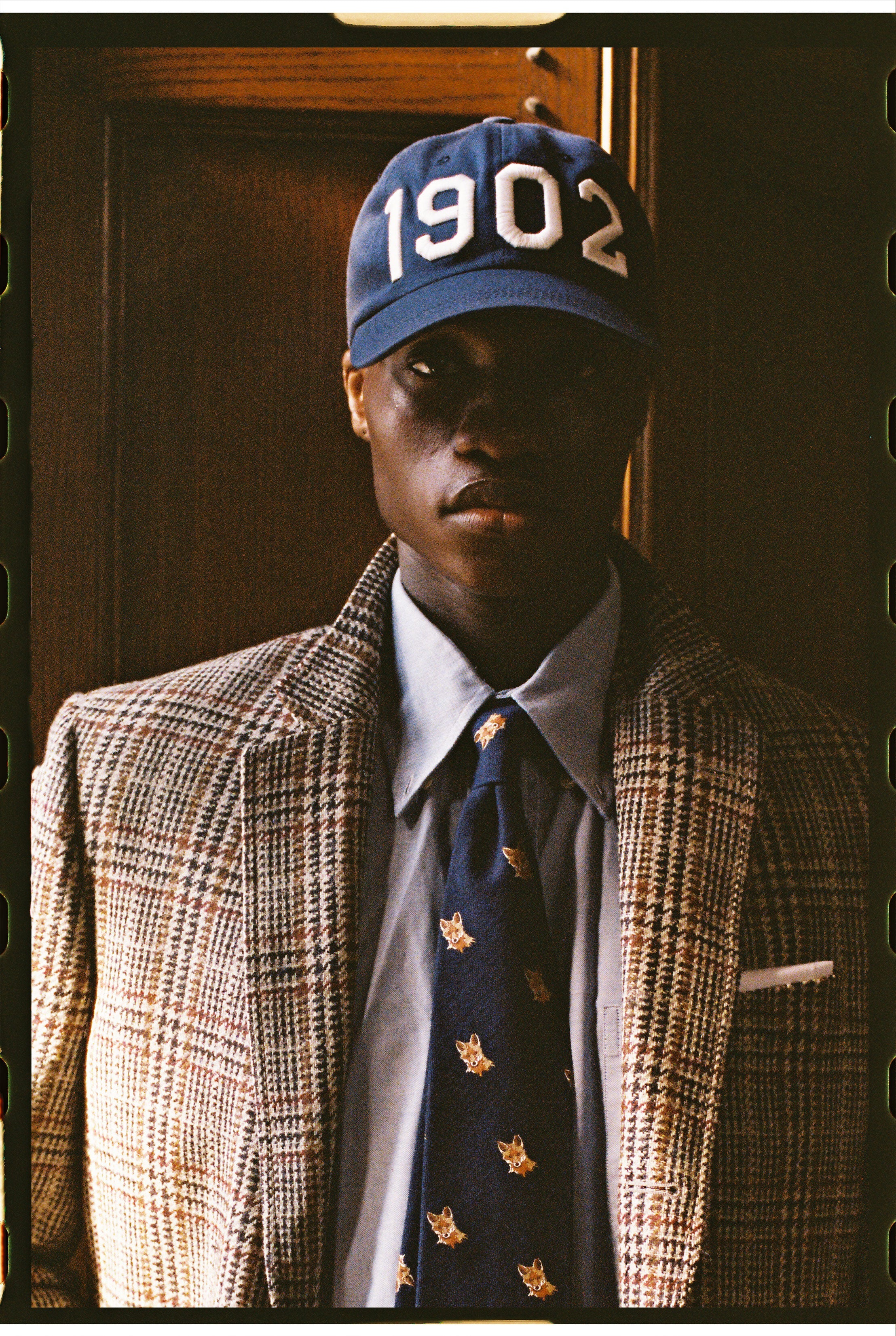 Made-in-Canada Black & Tan Plaid Sport Coat - Custom Make