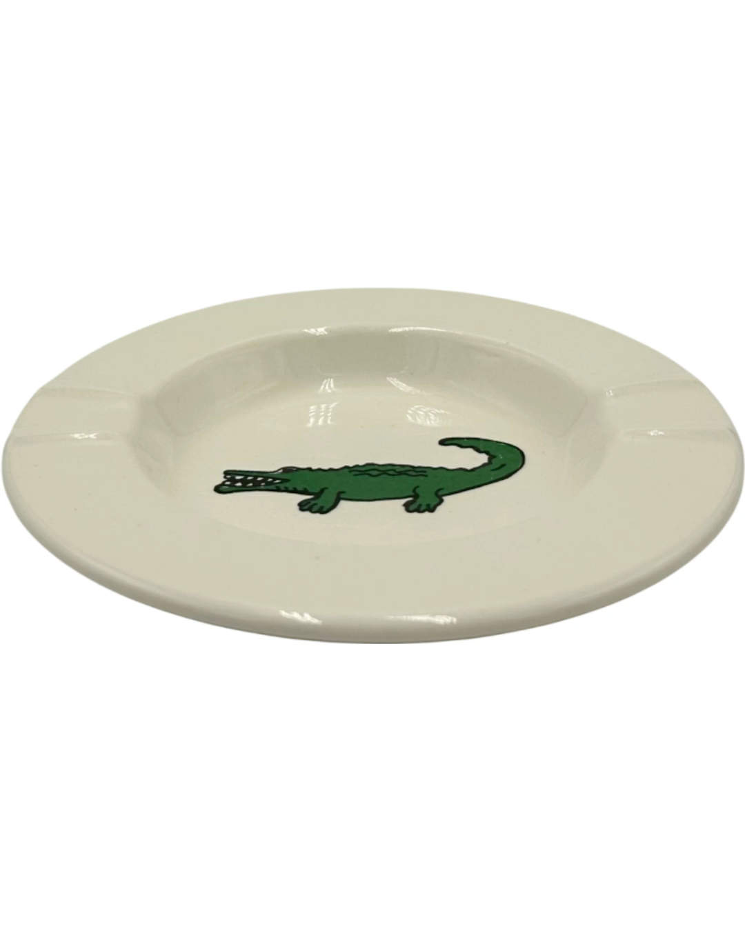Vintage Preppy Alligator Ceramic Ashtray