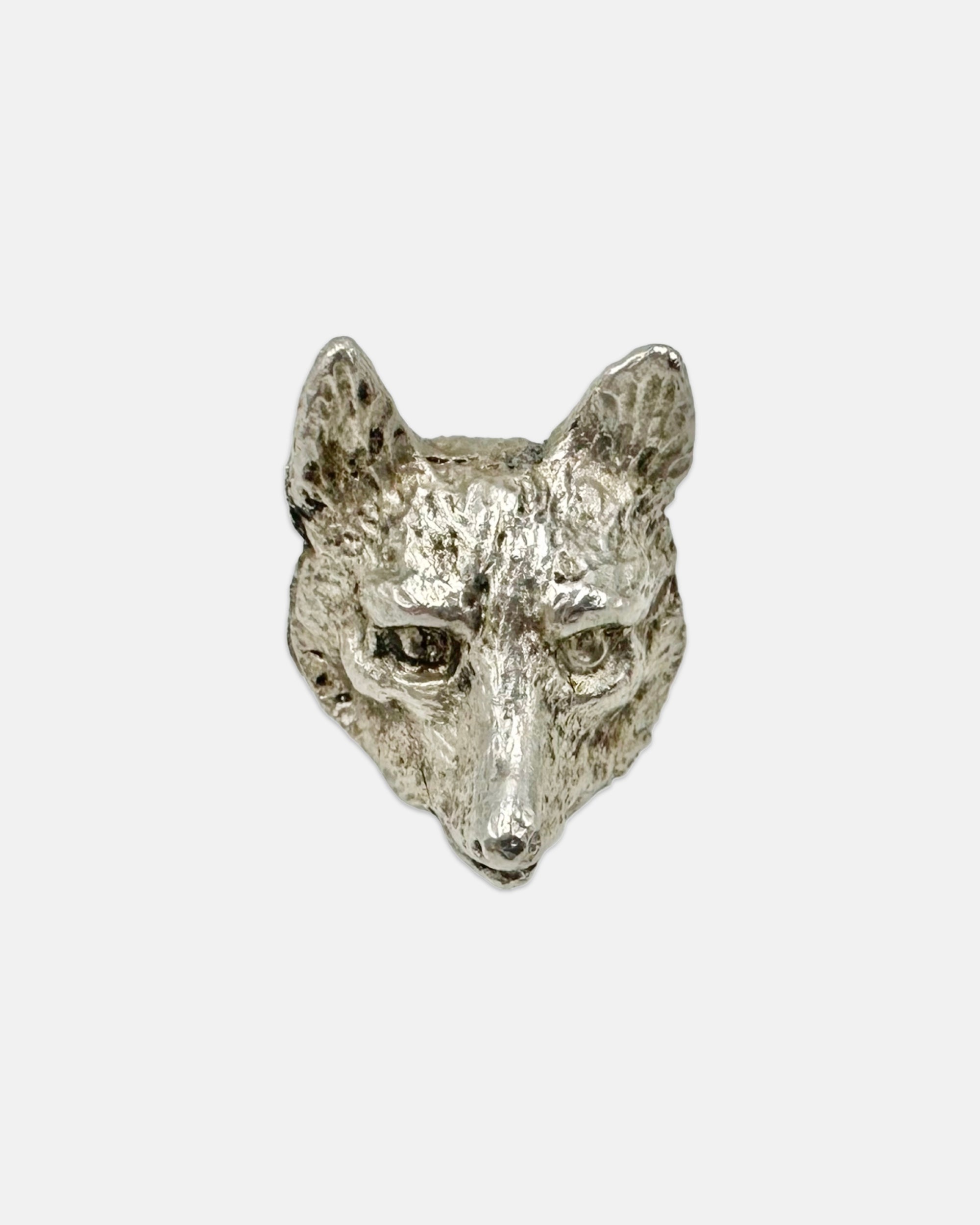 Asprey London Set 6 Fox Head Place Card Holders Sterling Silver