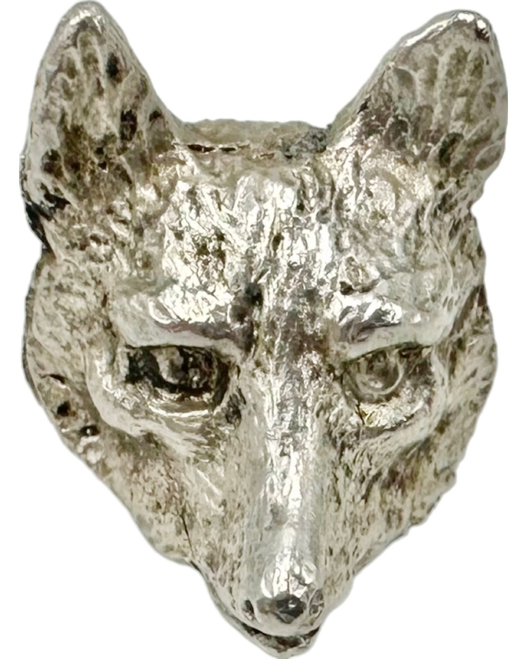 Asprey London Set 6 Fox Head Place Card Holders Sterling Silver