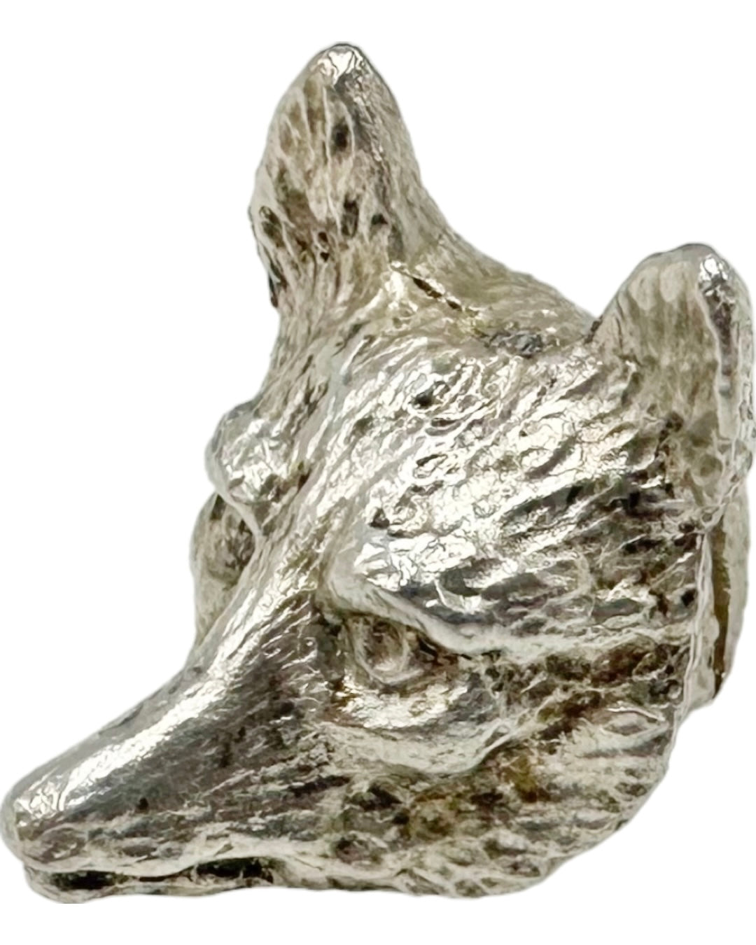 Asprey London Set 6 Fox Head Place Card Holders Sterling Silver