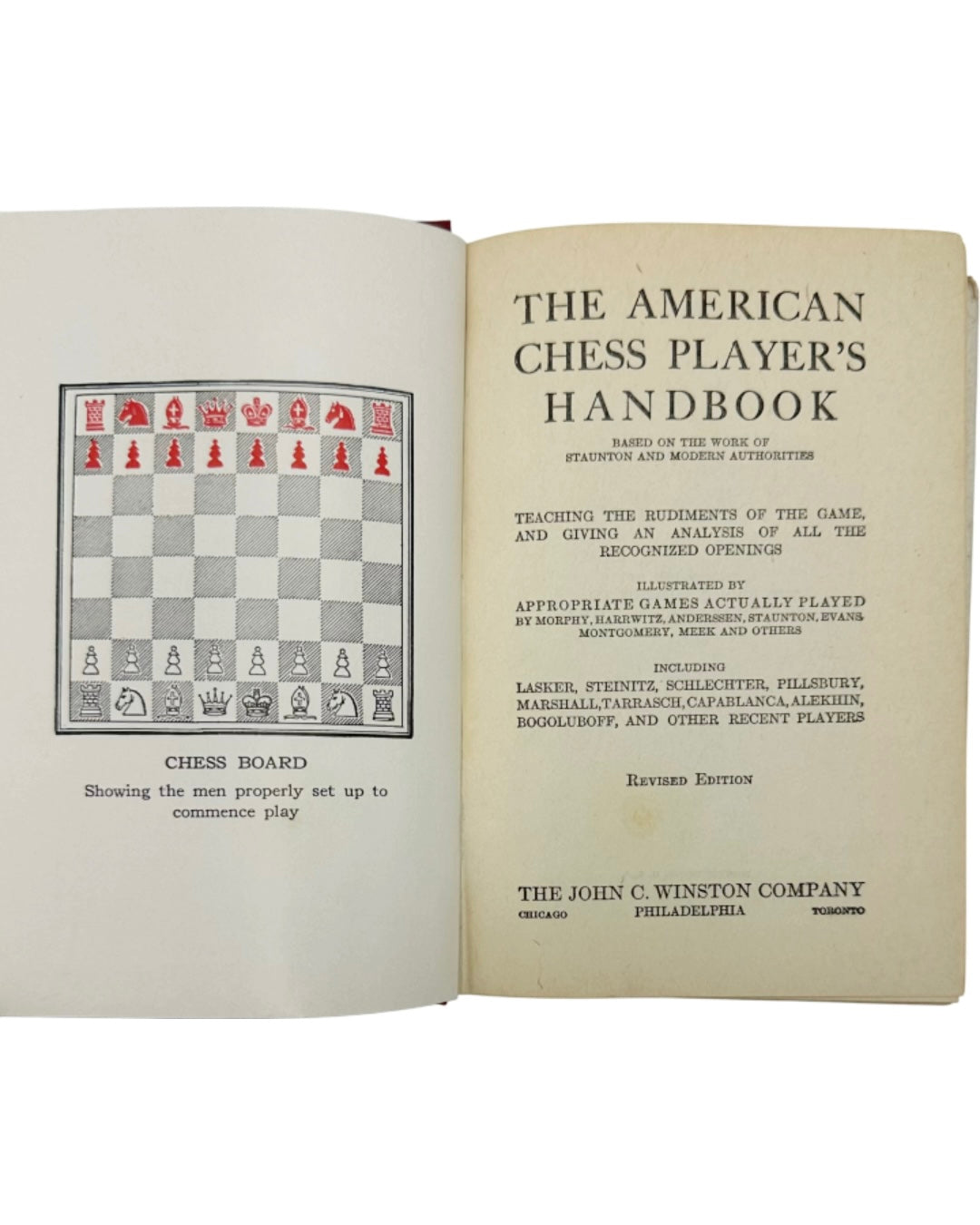 The American Chess Player's Handbook Hardcover Book 1934