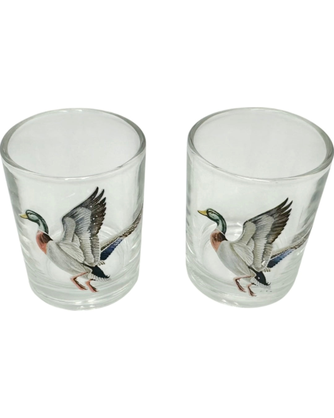 Vintage Set 3 Frank Vosmansky Duck Cocktail Pitcher & Shot Glasses