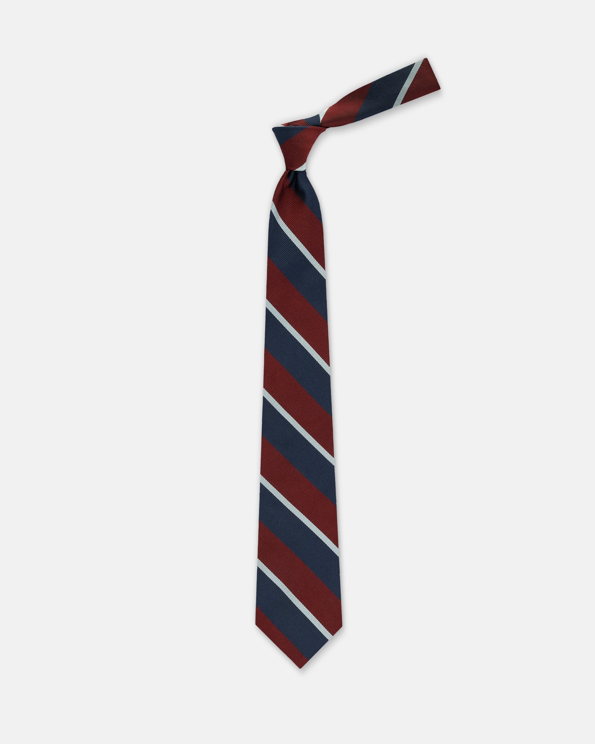 Made-in-USA Royal Air Force Striped Regimental Repp Tie
