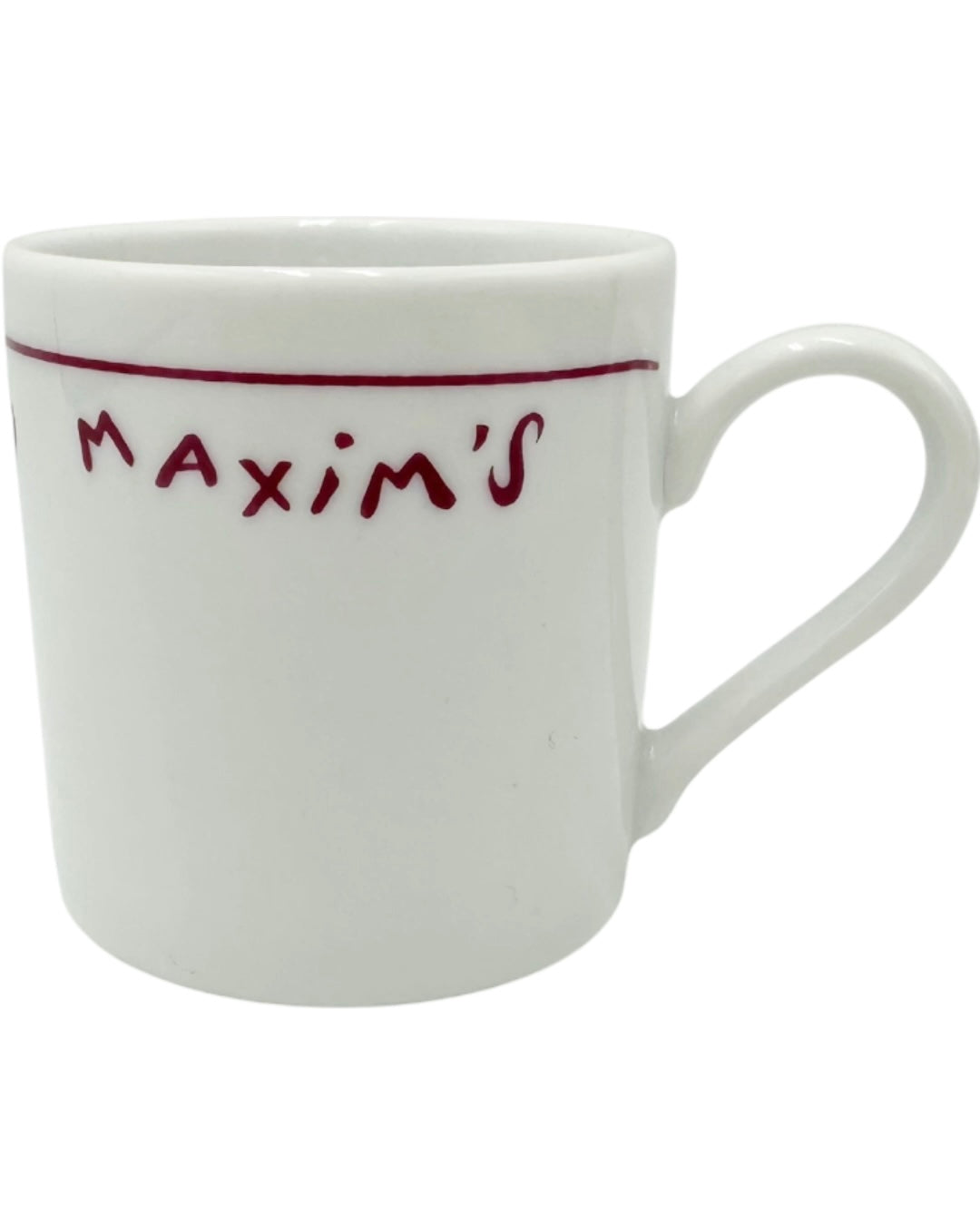 Vintage Maxim's De Paris Restaurant Demitasse Cup & Saucer