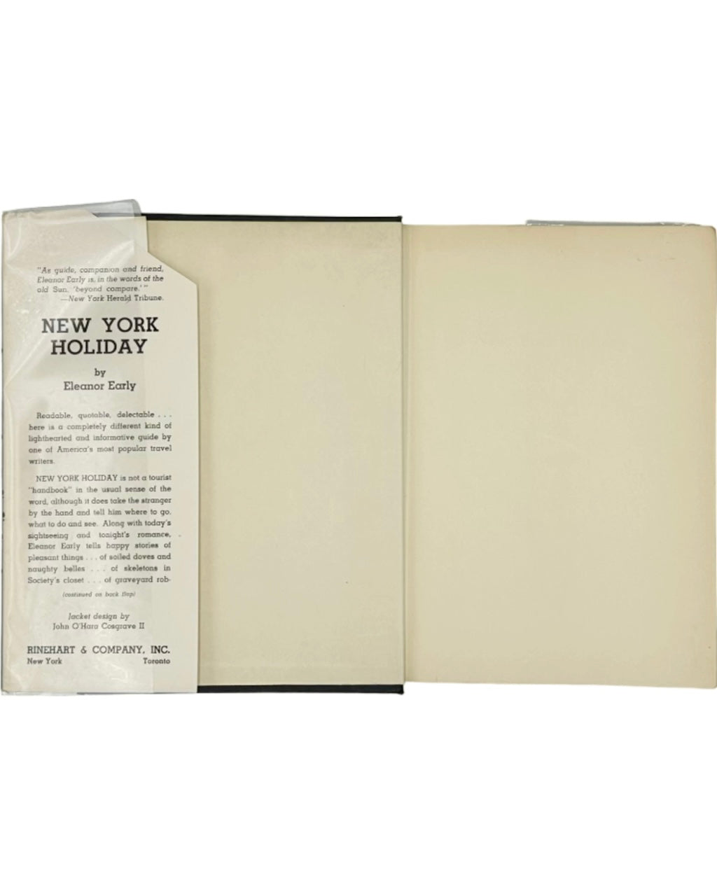 New York Holiday by Eleanor Early 1950 Book