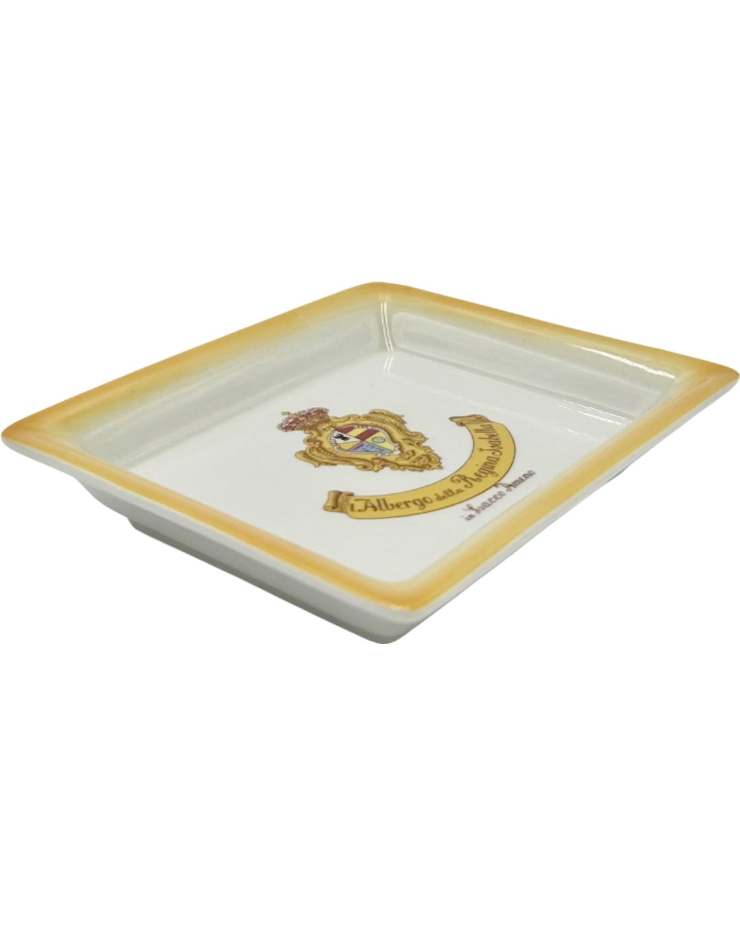 Vintage Regina Isabella Hotel Italy Ceramic Ashtray