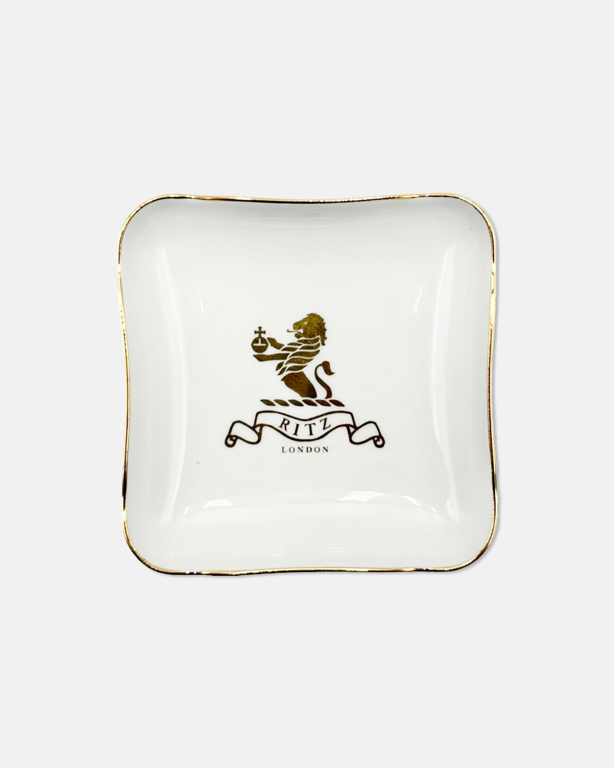 Vintage Hotel Ritz London Porcelain Ashtray