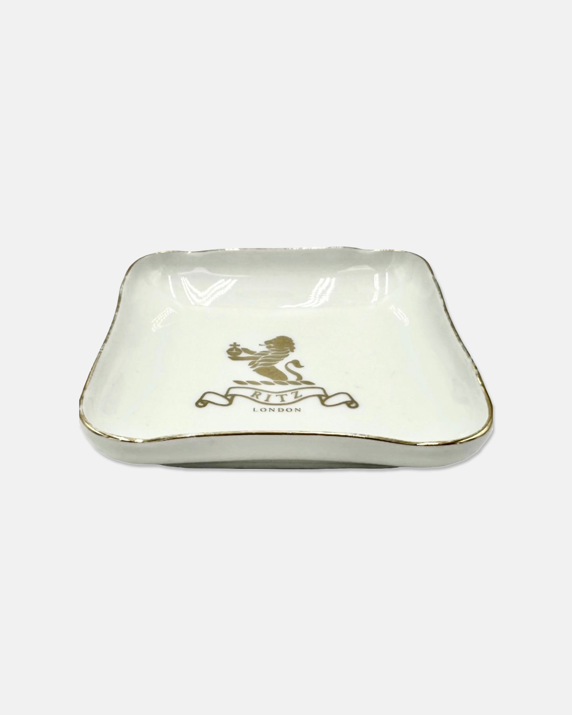 Vintage Hotel Ritz London Porcelain Ashtray