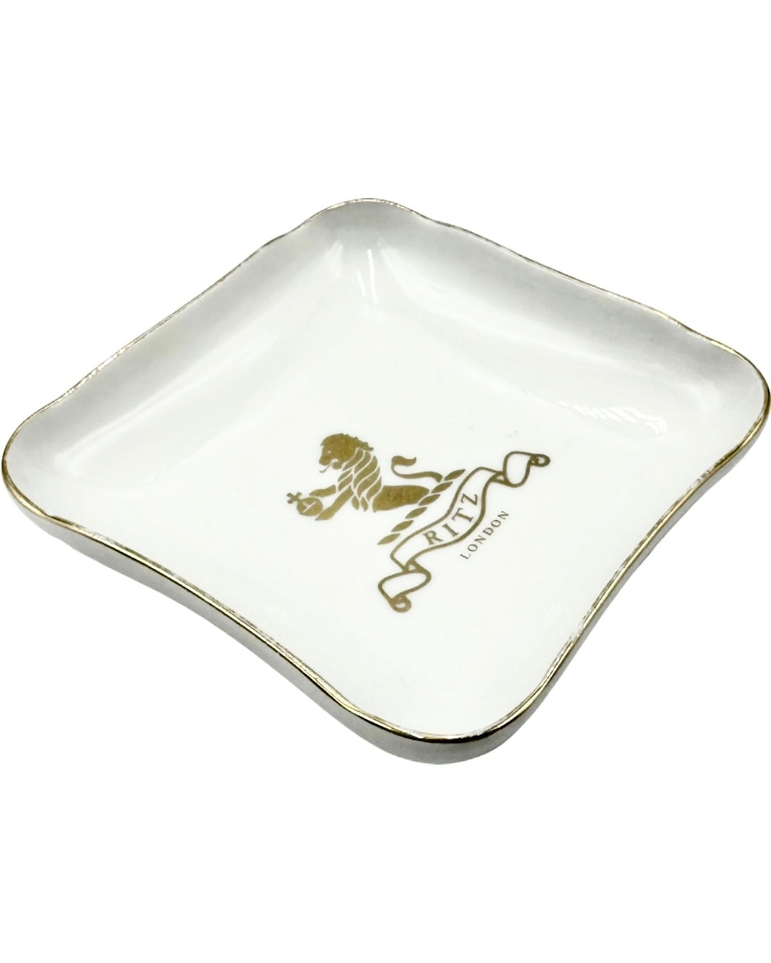 Vintage Hotel Ritz London Porcelain Ashtray