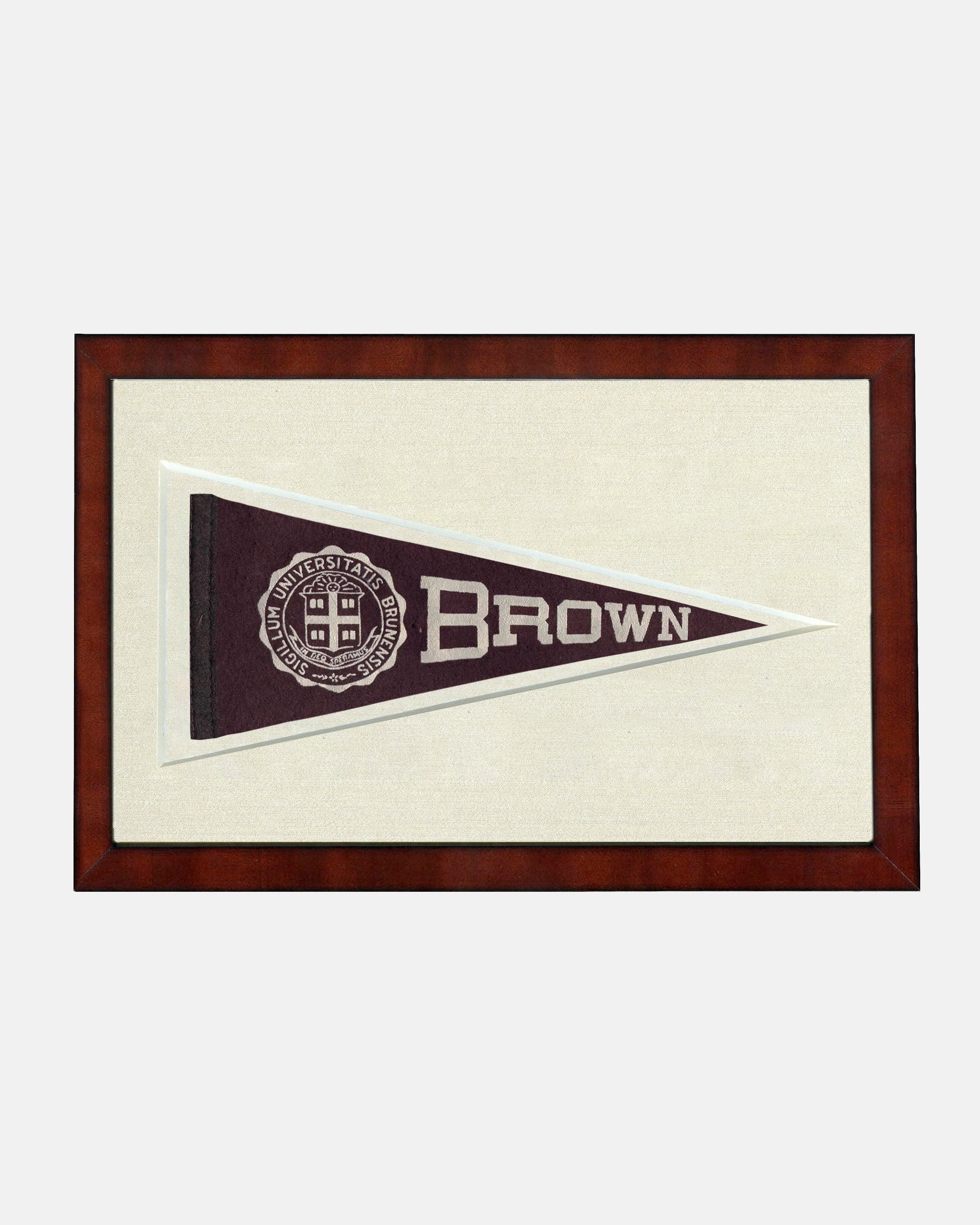 Brown Framed Vintage Pennant
