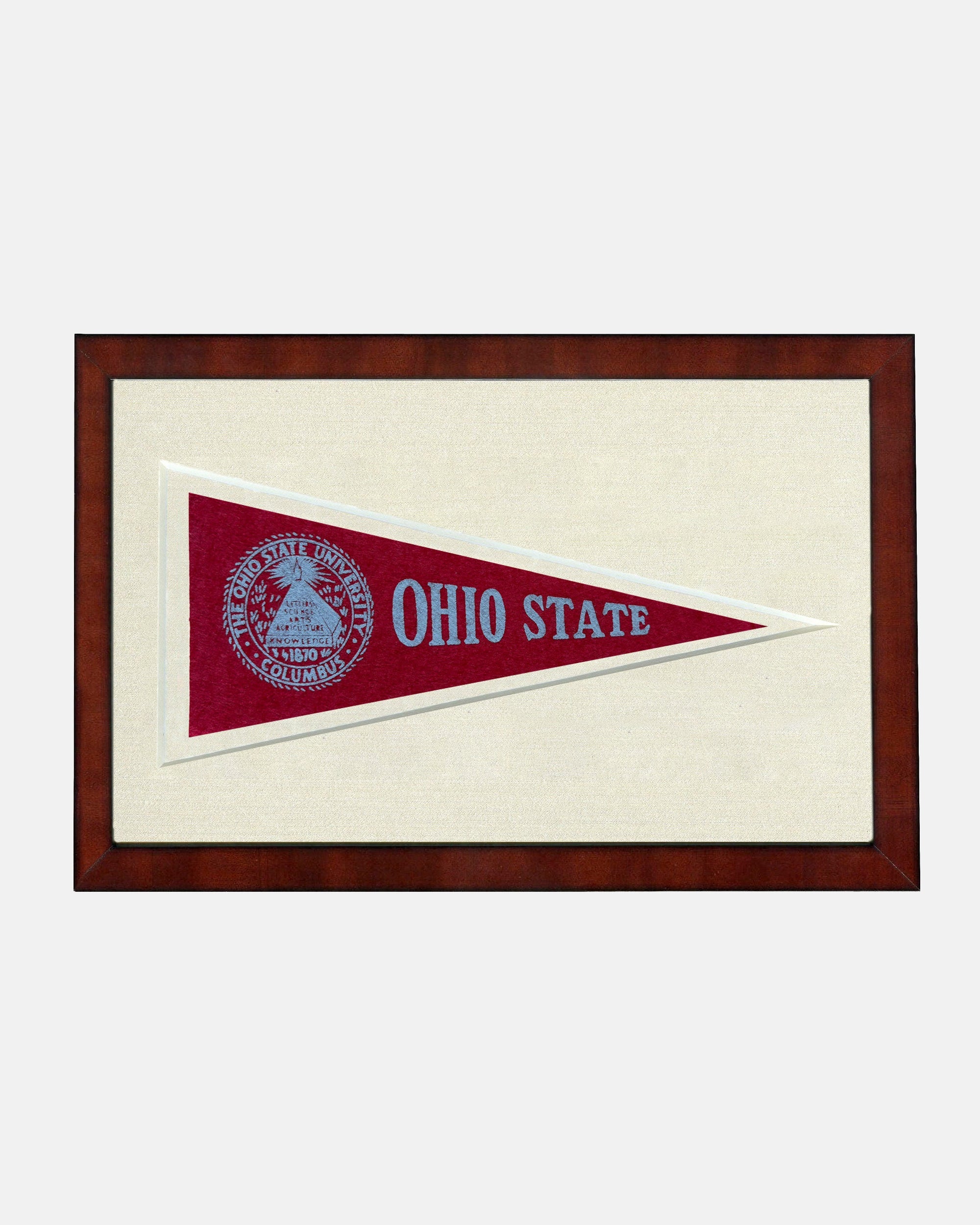 Ohio State Framed Vintage Pennant