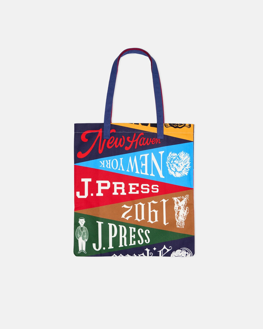 Printed Pennant Tote Bag