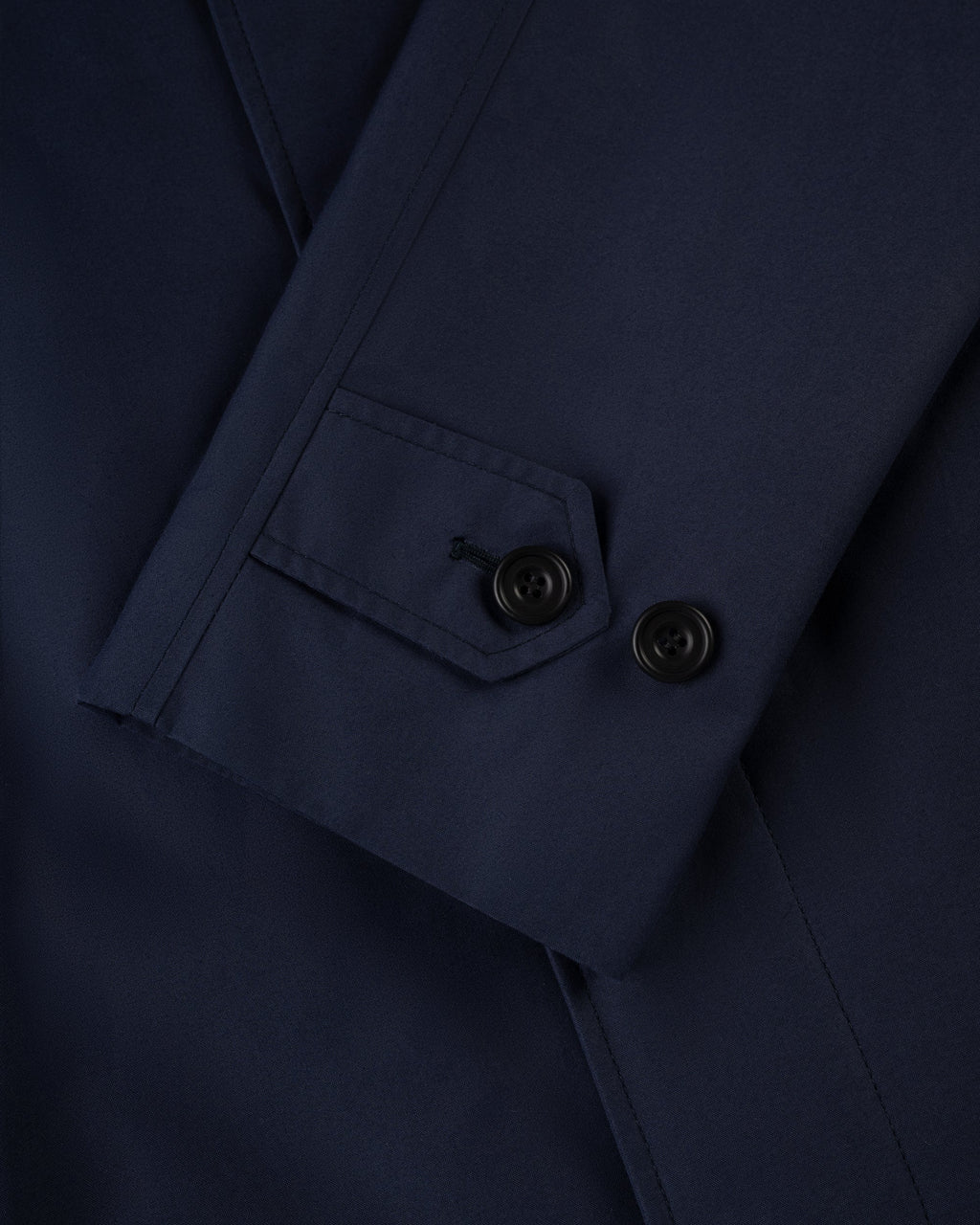 Made-in-England Navy Waterproof Raincoat