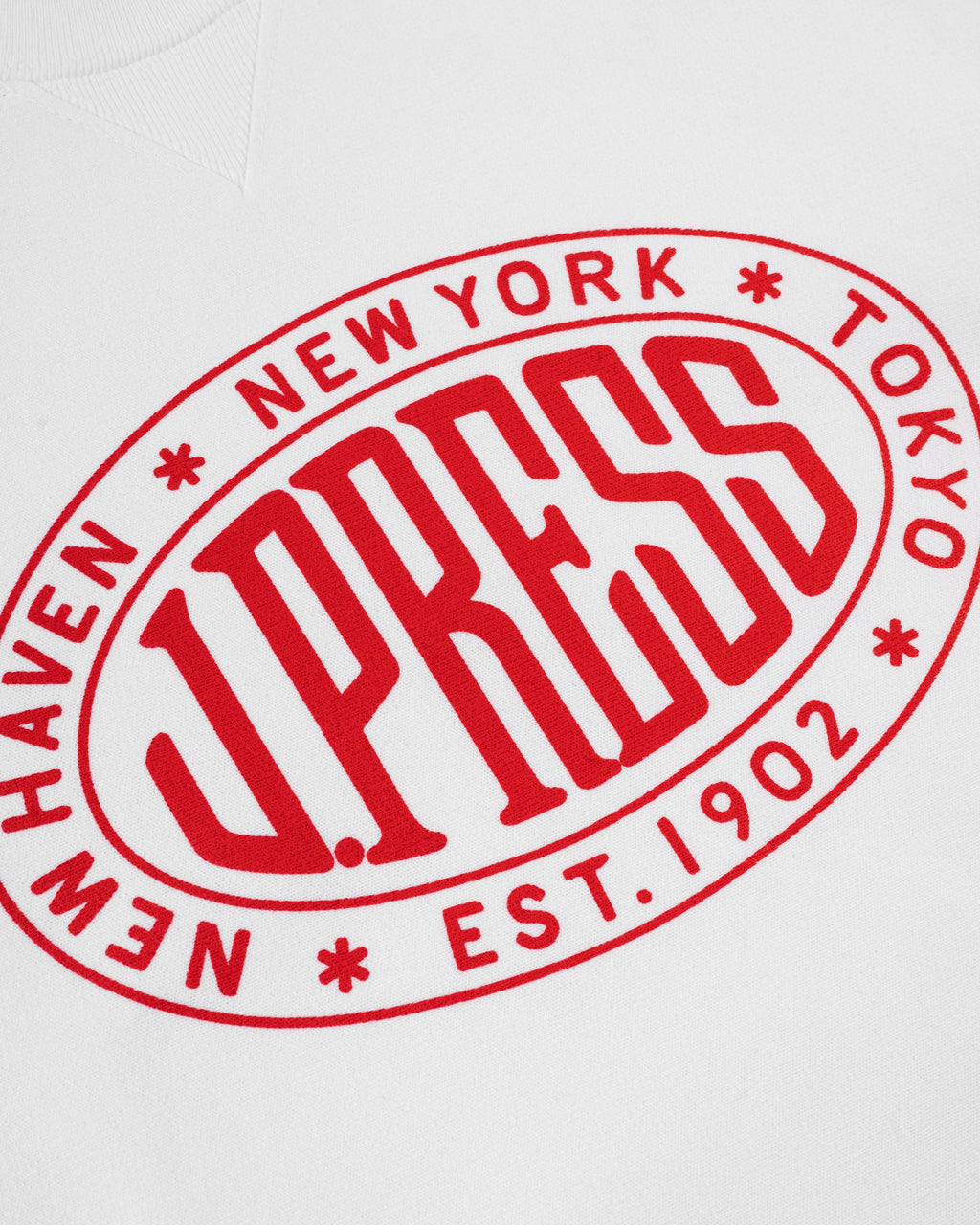 Made-in-USA White Vintage J. Press Vintage Seal Sweatshirt