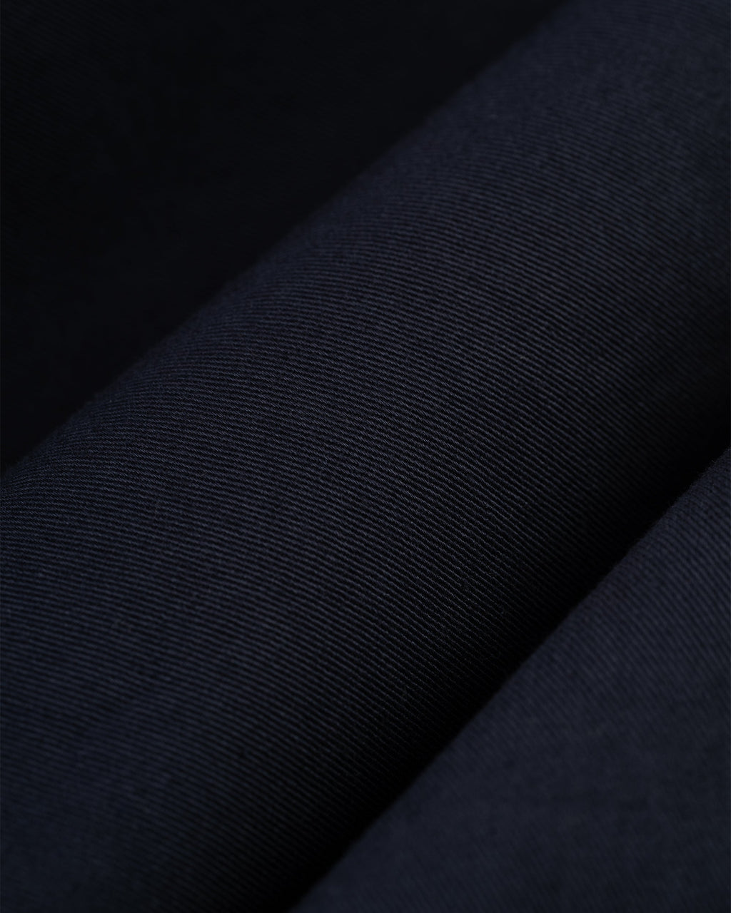 Navy Cinch-Back Cotton Chino Trouser - Trim Fit