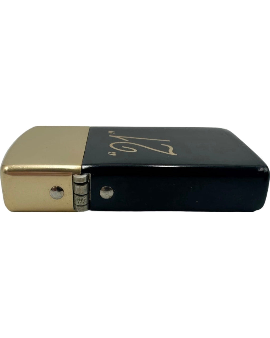 Vintage The 21 Club NYC Restaurant Black & Gold Lighter