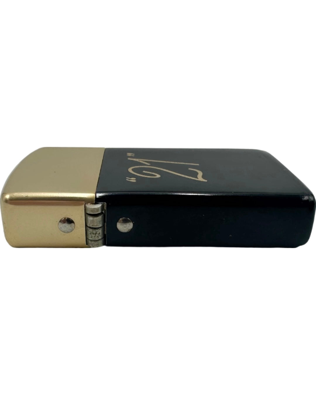 Vintage The 21 Club NYC Restaurant Black & Gold Lighter