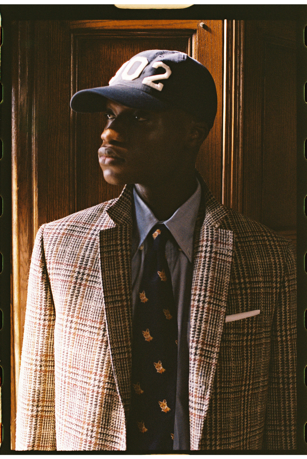 Made-in-Canada Black & Tan Plaid Sport Coat - Custom Make