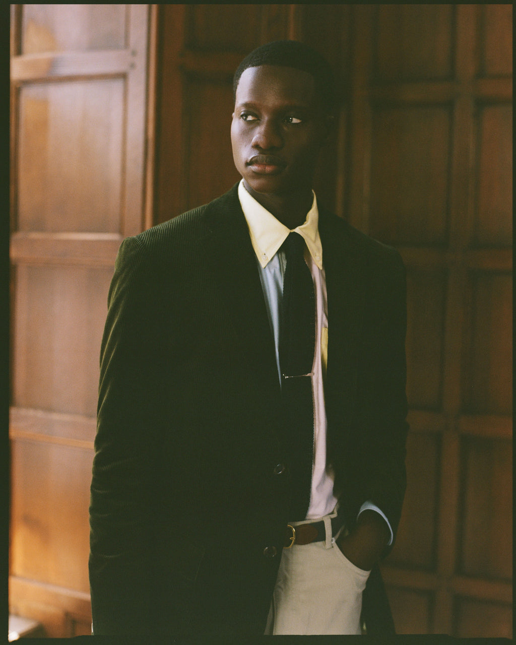 Made-in-USA Olive Duca Visconti Corduroy Sport Coat - Custom Make