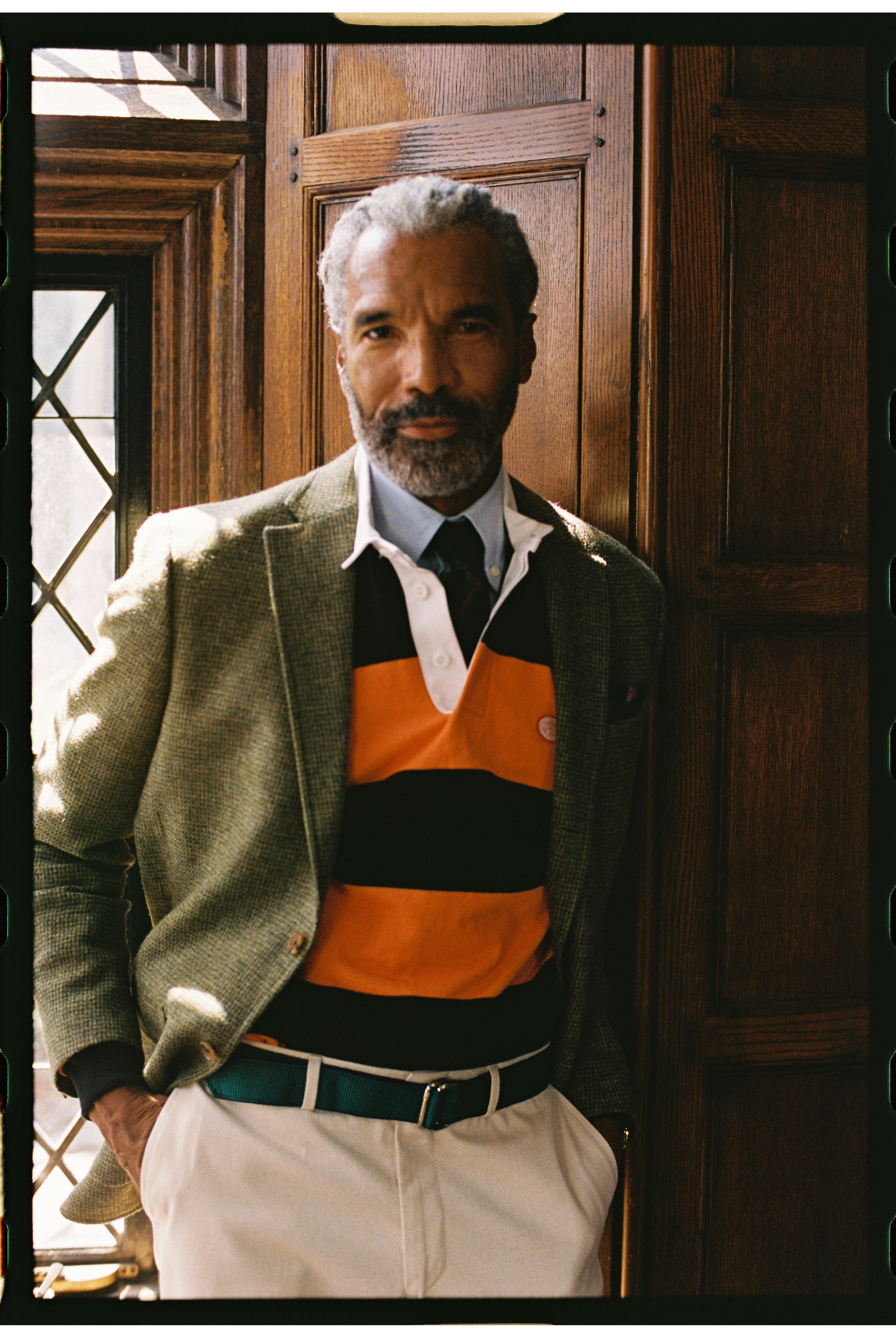 Made-in-USA Olive Tic Weave Cheviot Tweed Sport Coat - Custom Make