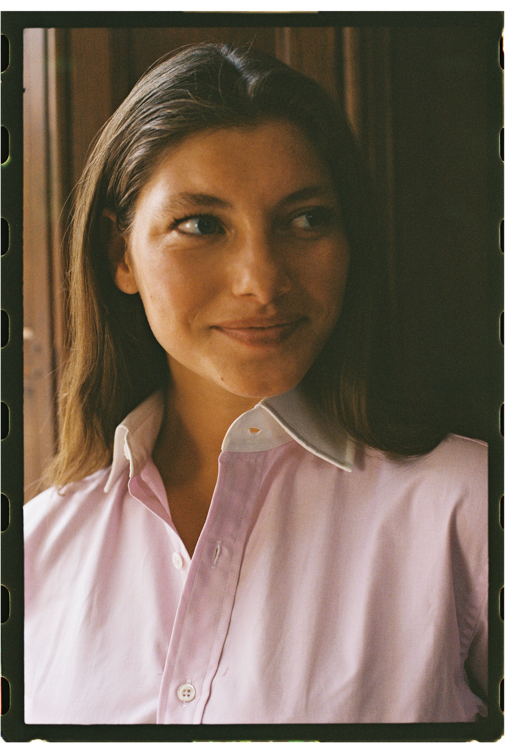 Made-in-USA Thomas Mason Pink Contrast Collar French Cuff Dress Shirt - Classic Fit