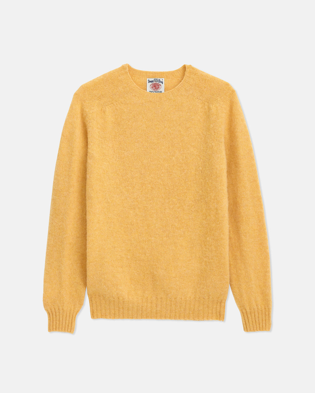 J. Press x Alex Mill Yellow Shaggy Dog Sweater -Trim Fit