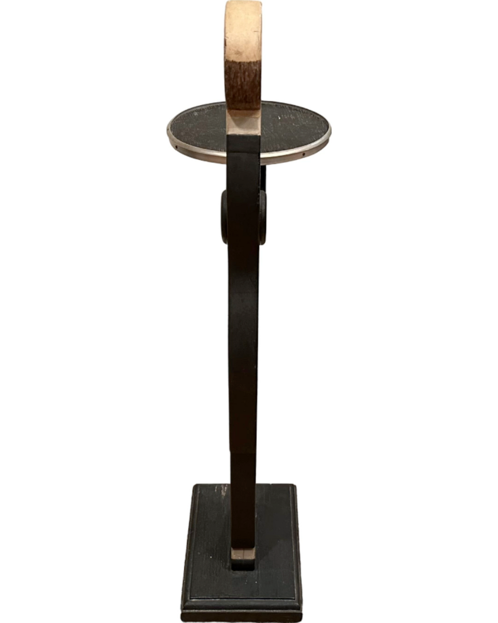 Antique Hand-Painted Standing Wooden Butler 35.5"H
