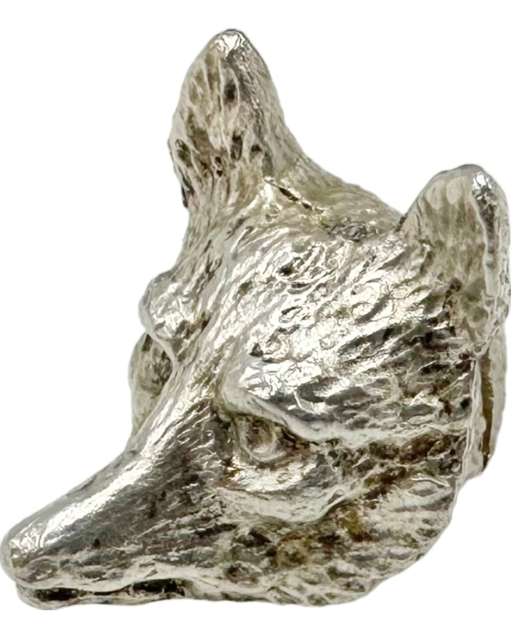 Asprey London Set 6 Fox Head Place Card Holders Sterling Silver