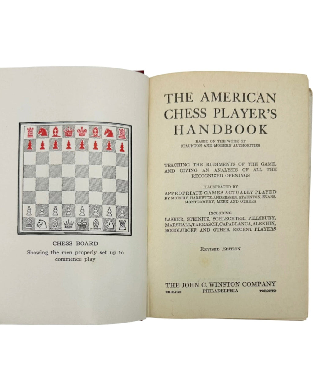 The American Chess Player's Handbook Hardcover Book 1934
