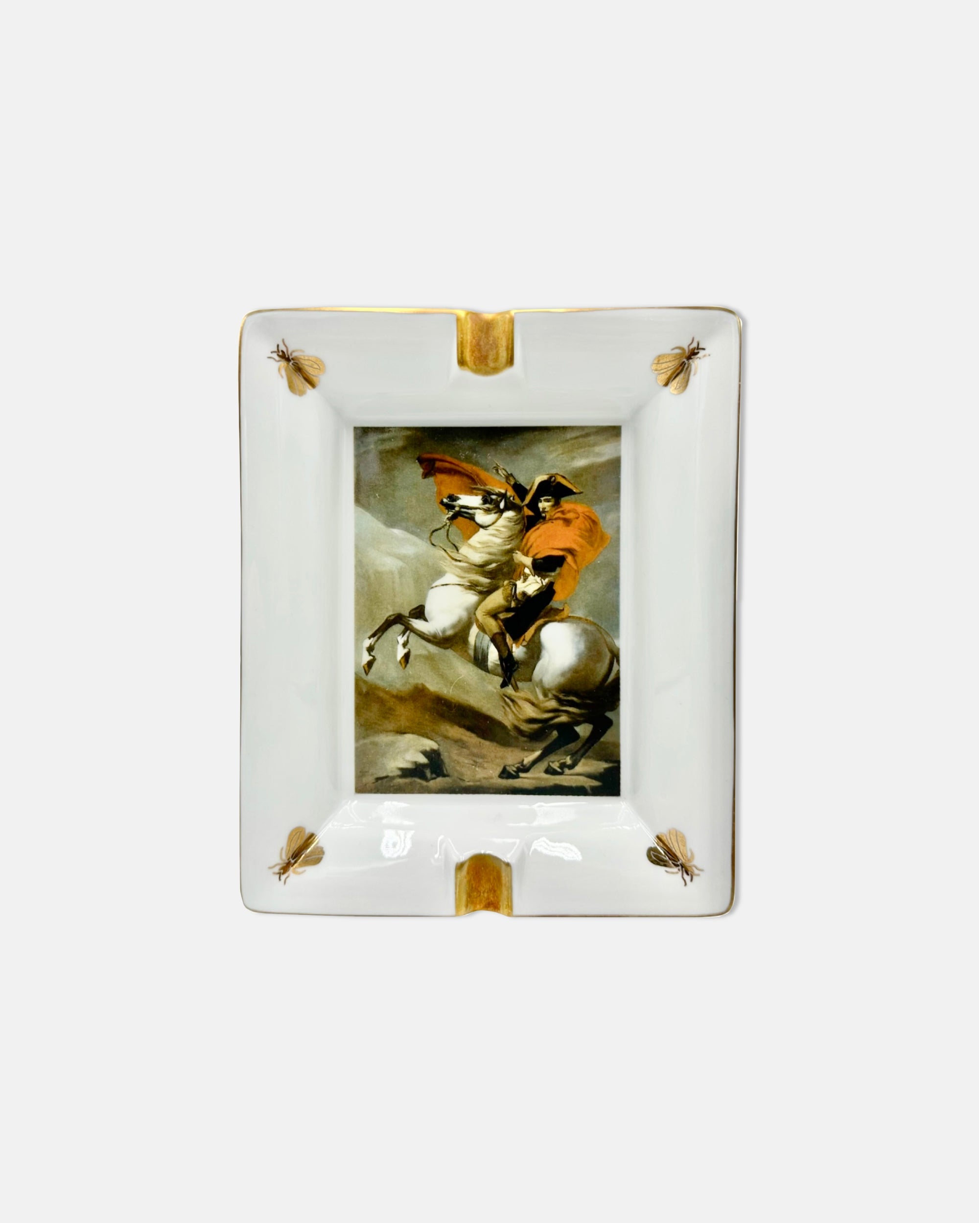 Vintage Hotel Napoleon Paris Porcelain Ashtray