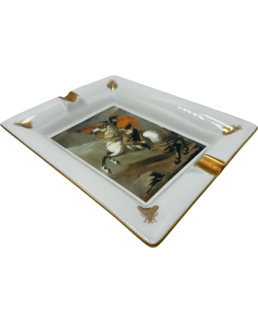 Vintage Hotel Napoleon Paris Porcelain Ashtray