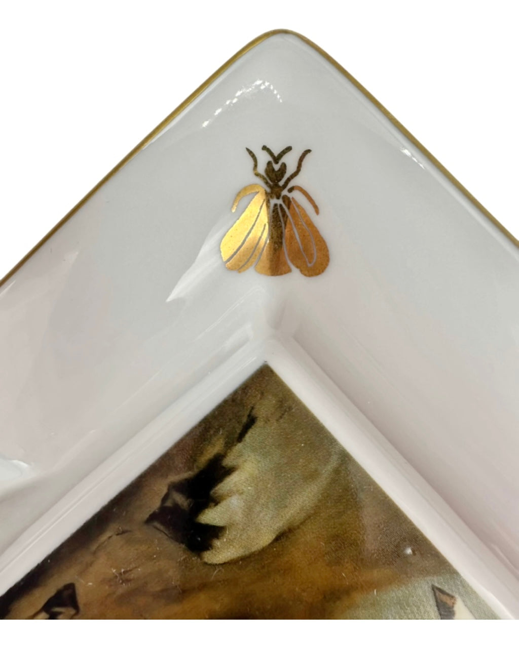 Vintage Hotel Napoleon Paris Porcelain Ashtray