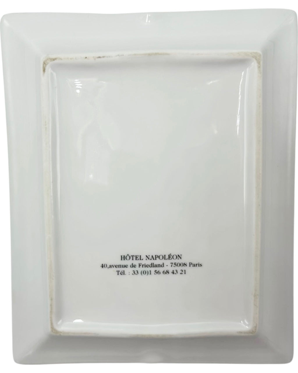Vintage Hotel Napoleon Paris Porcelain Ashtray