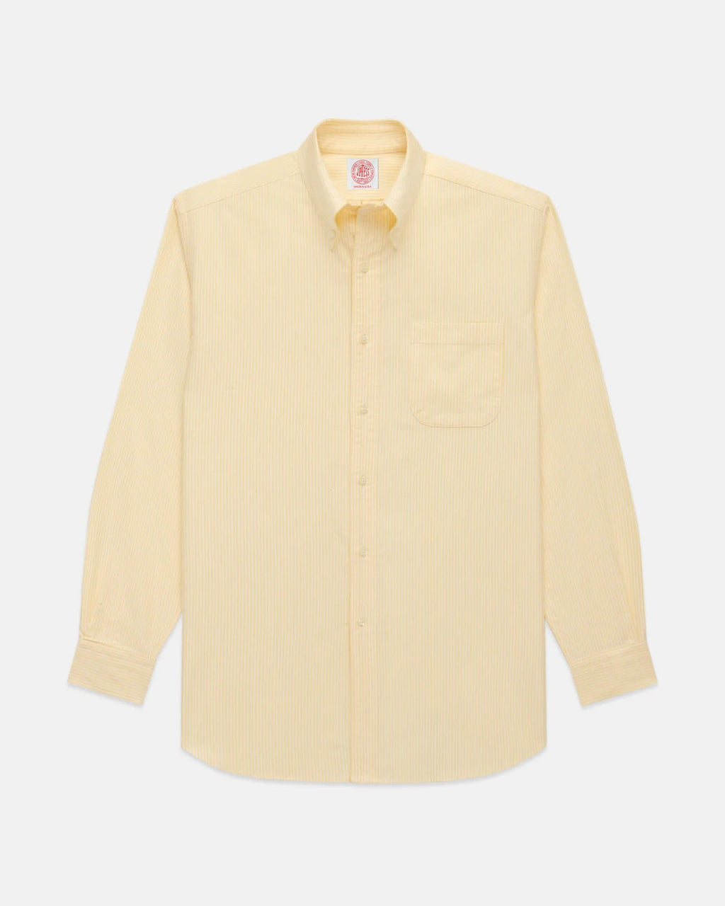 Made-in-USA Yellow University Stripe Oxford Cloth Shirt - Classic Fit