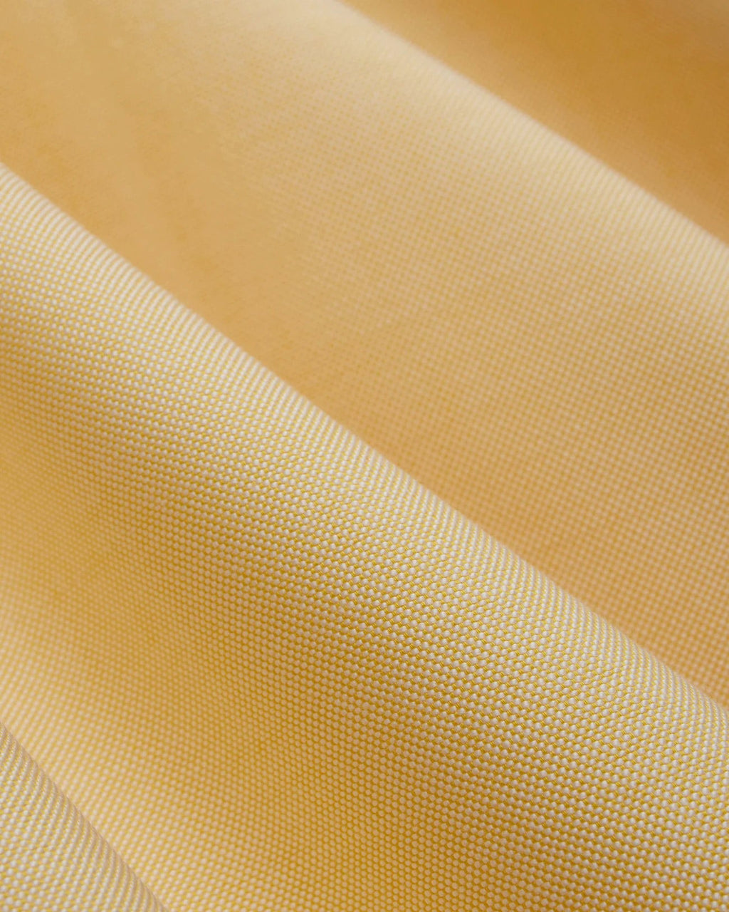 Made-in-USA Flap Pocket Vintage Yellow Oxford Cloth Button Down Shirt - Classic Fit