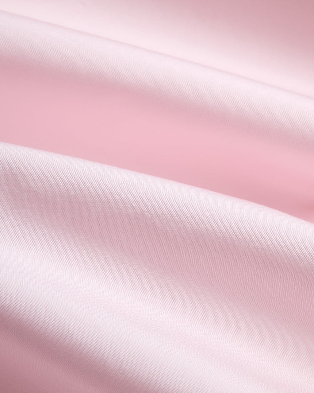 Made-in-USA Thomas Mason Solid Pink Spread Collar Dress Shirt - Classic Fit