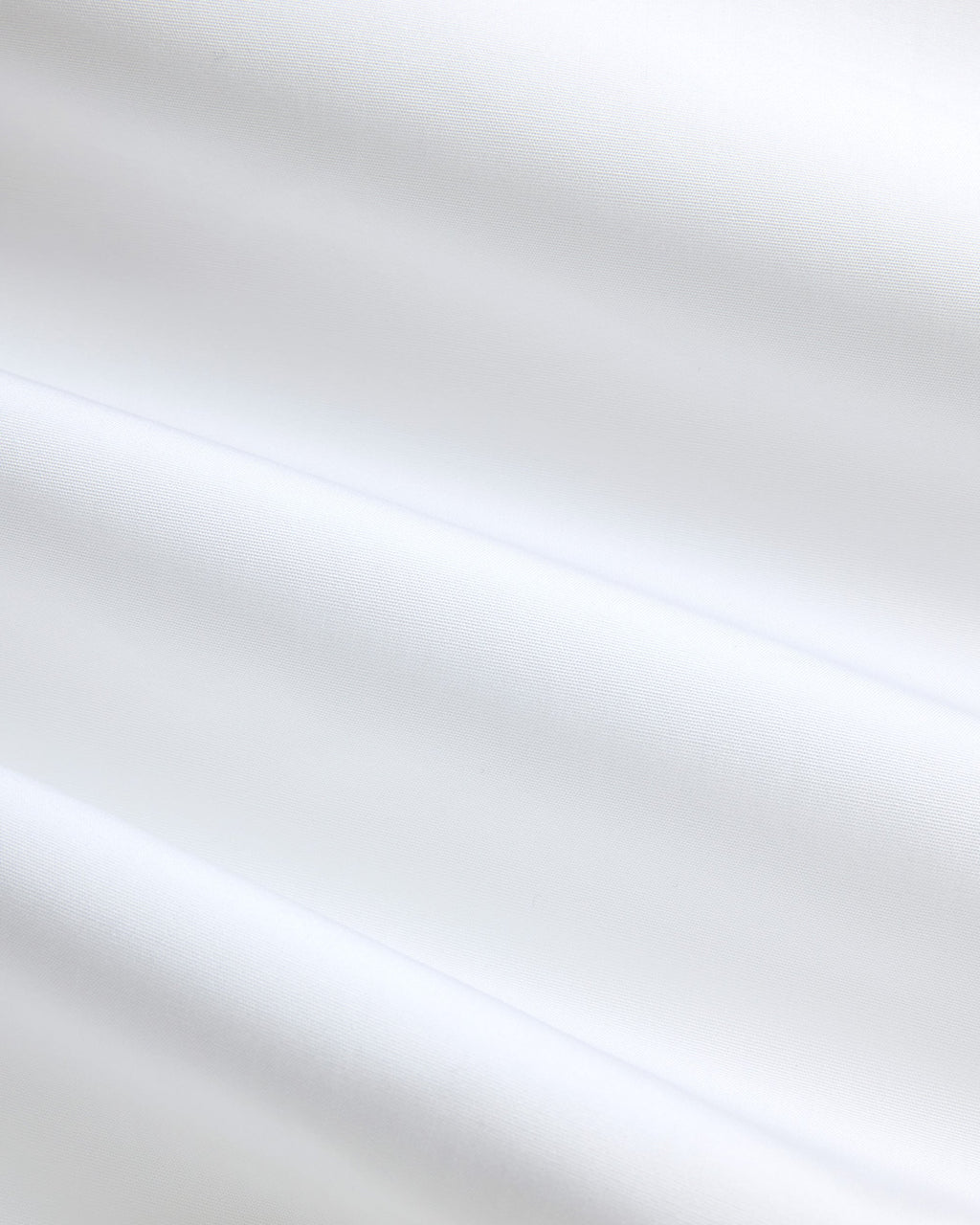 Made-in-USA Thomas Mason Solid White Spread Collar Dress Shirt - Classic Fit