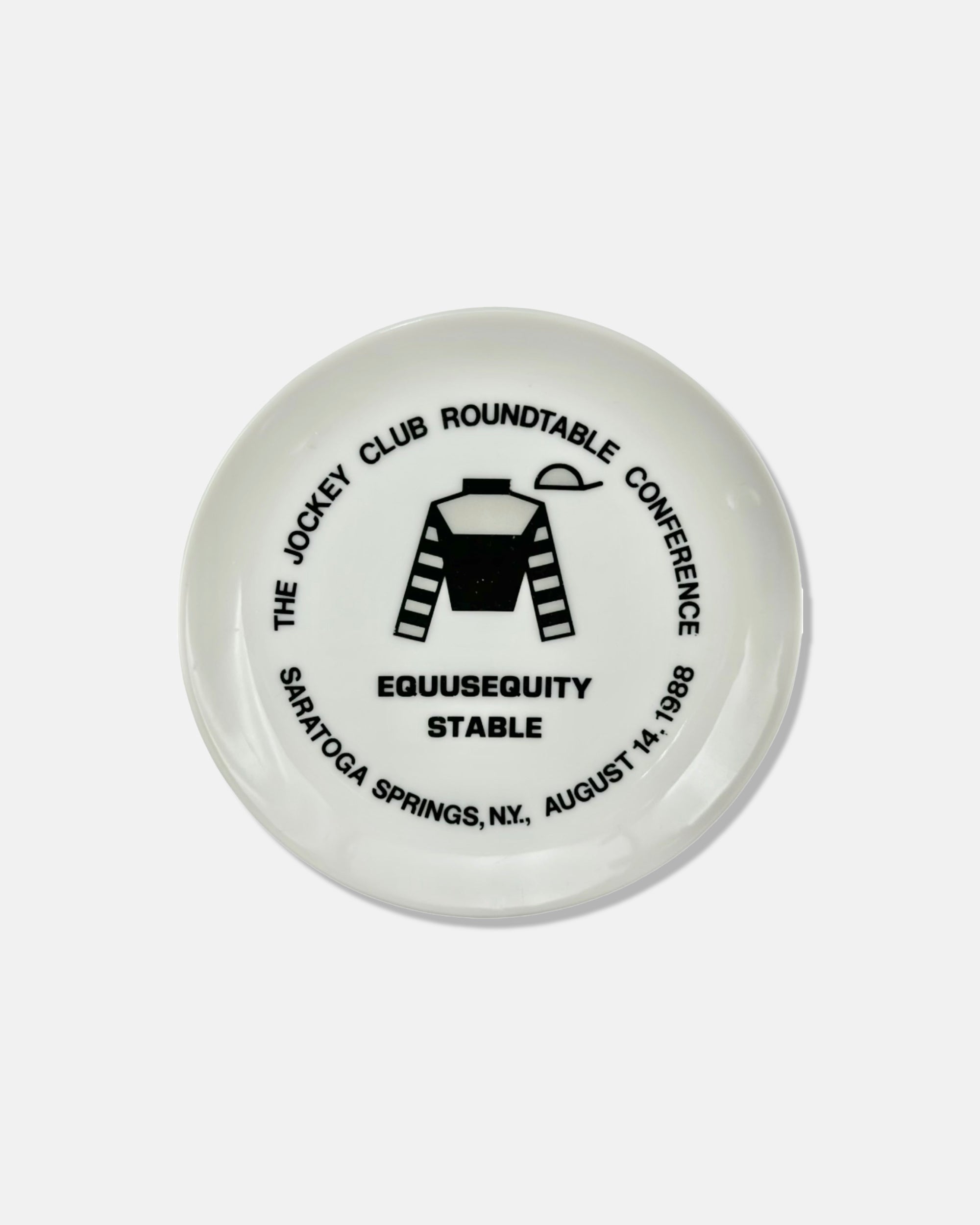 Vintage The Jockey Club Roundtable Conference New York Porcelain Dish