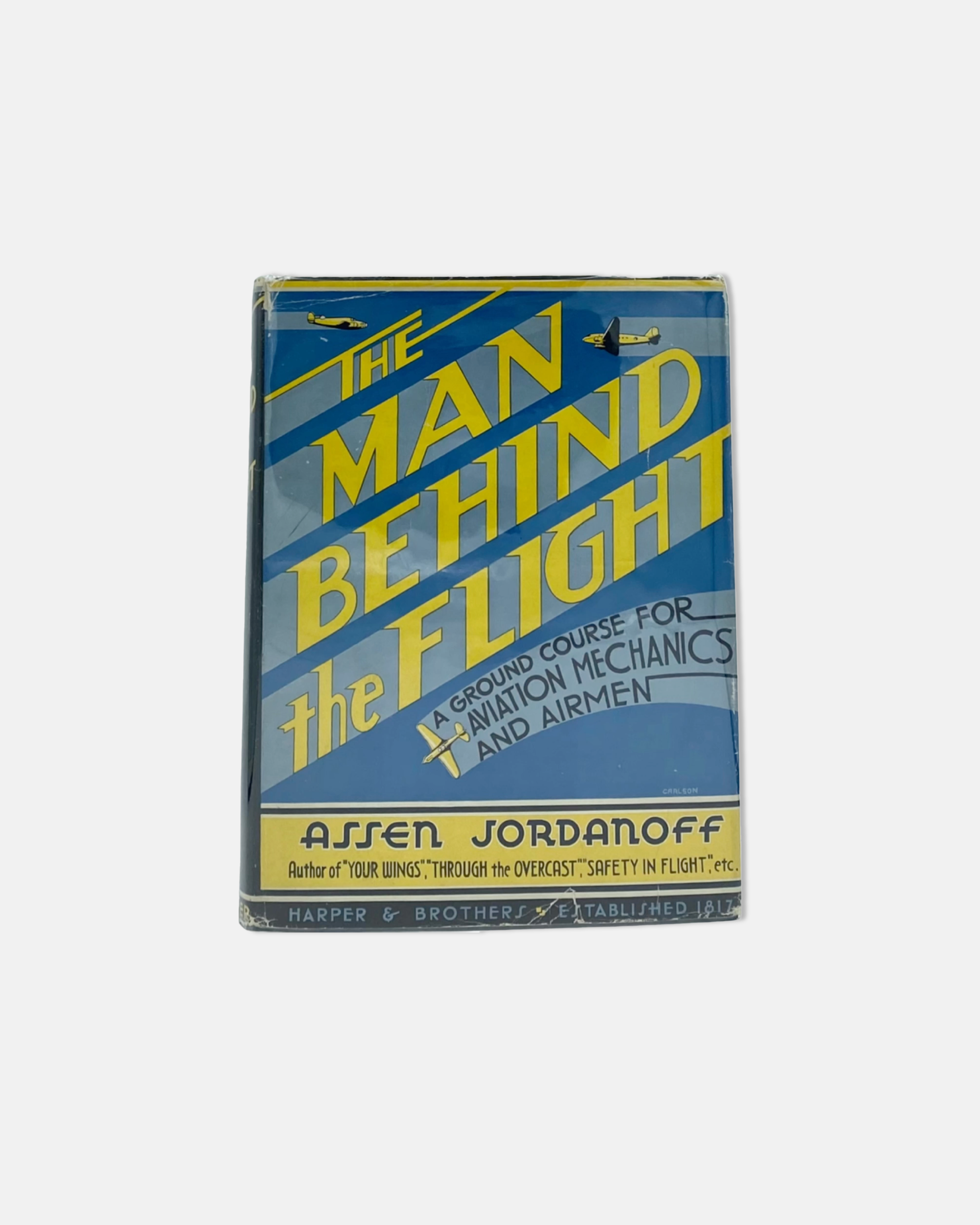 The Man Behind the Flight by Assen Jordanoff 1942 1st Edition Book
