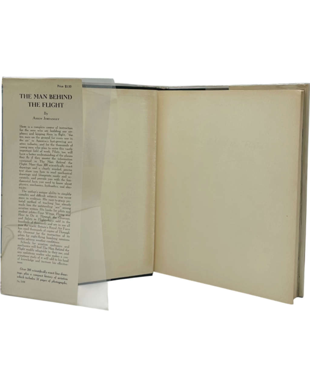 The Man Behind the Flight by Assen Jordanoff 1942 1st Edition Book